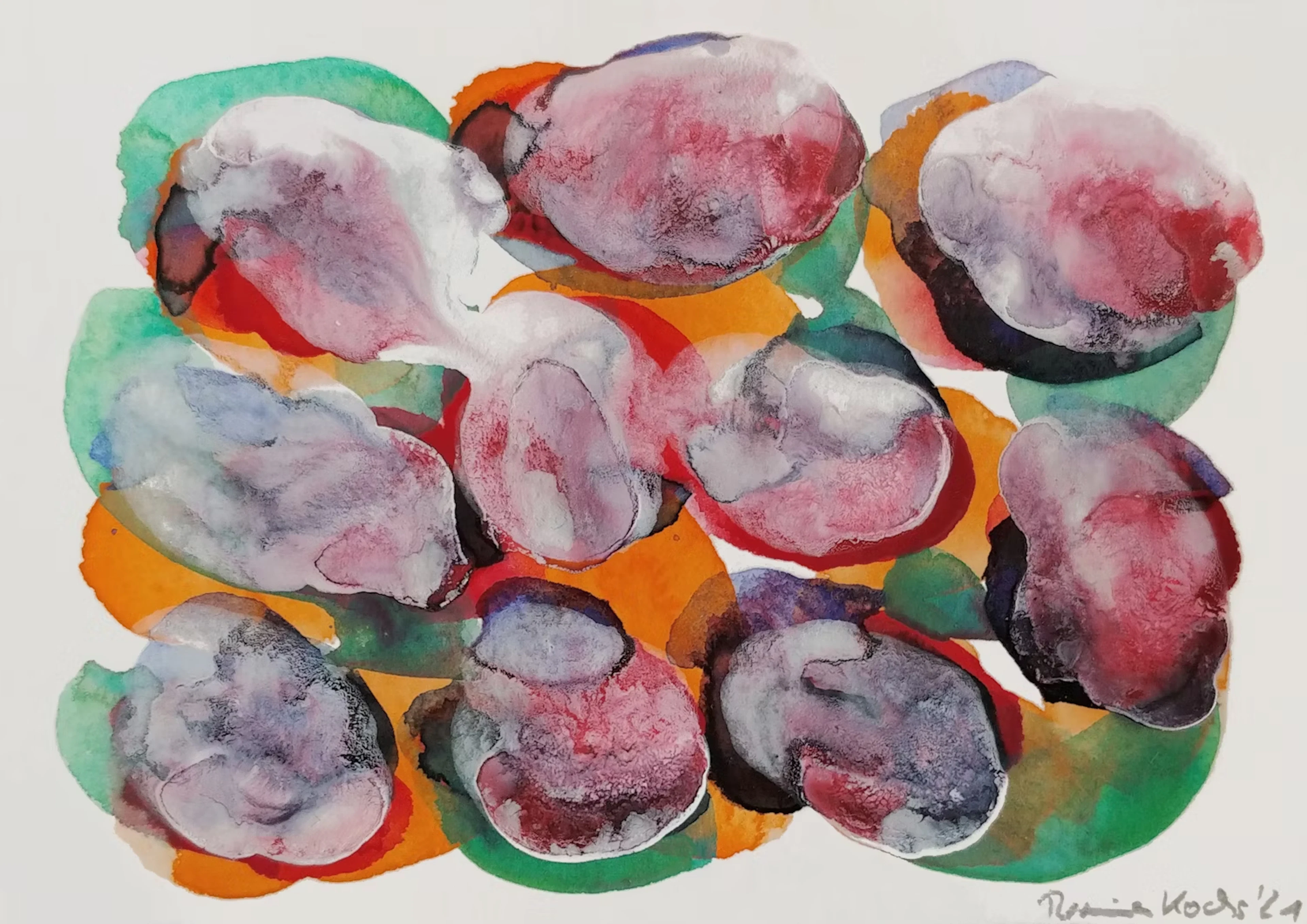 Regina Kochs "Farbsee XVII" - Zweigstelle Berlin