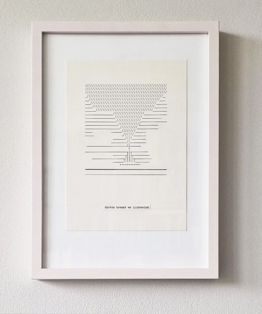 Bettina Hutschek "Typewriting (lichterloh)" - Zweigstelle Berlin