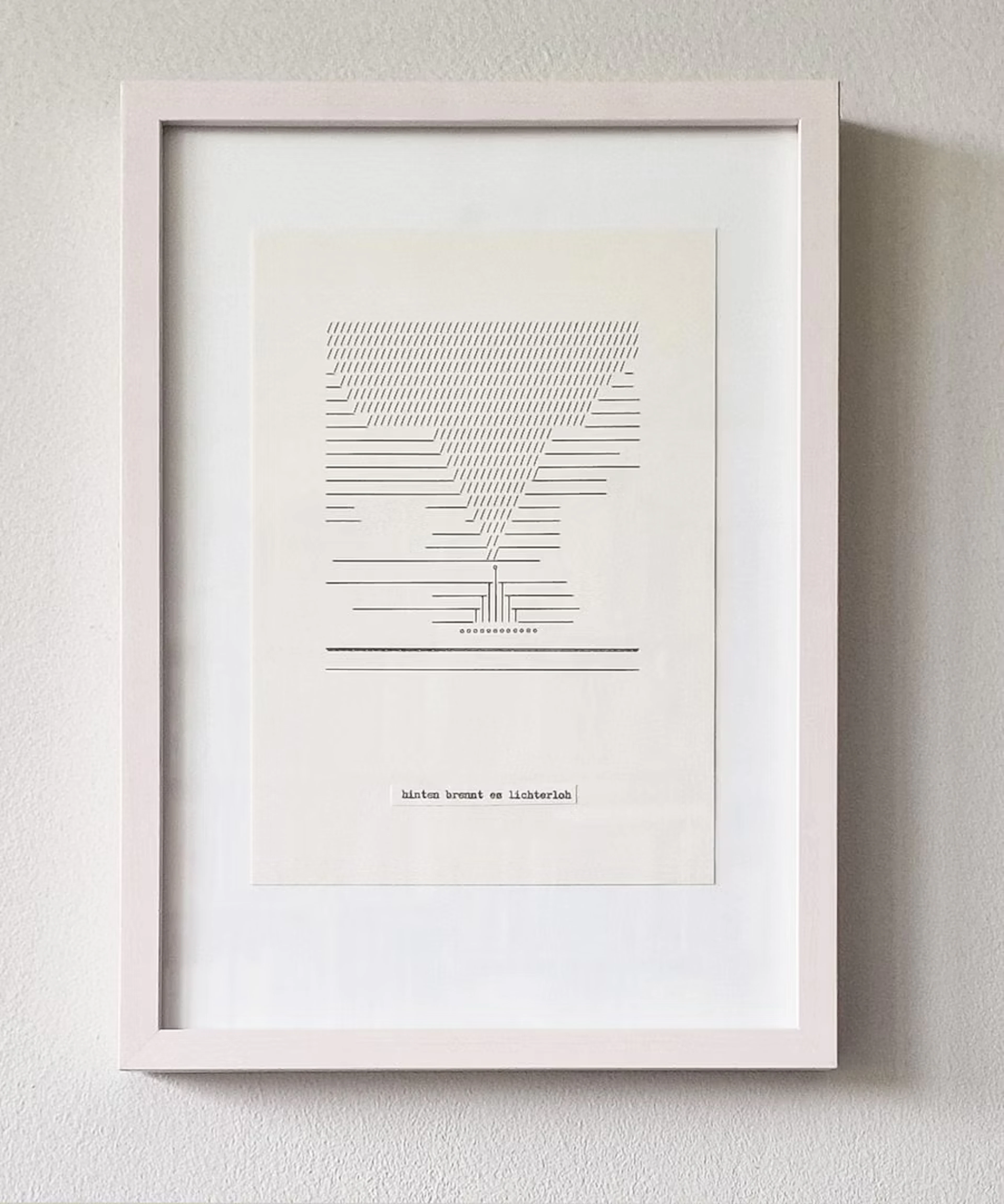 Bettina Hutschek "Typewriting (lichterloh)" - Zweigstelle Berlin