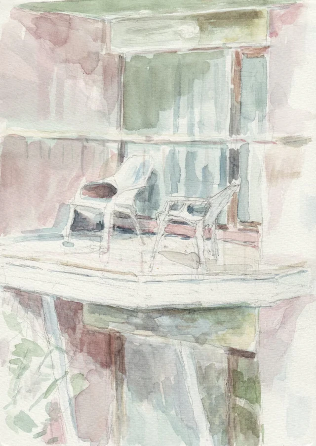 Anna Maria Kursawe "Balkonstühle Andorra" - Zweigstelle Berlin