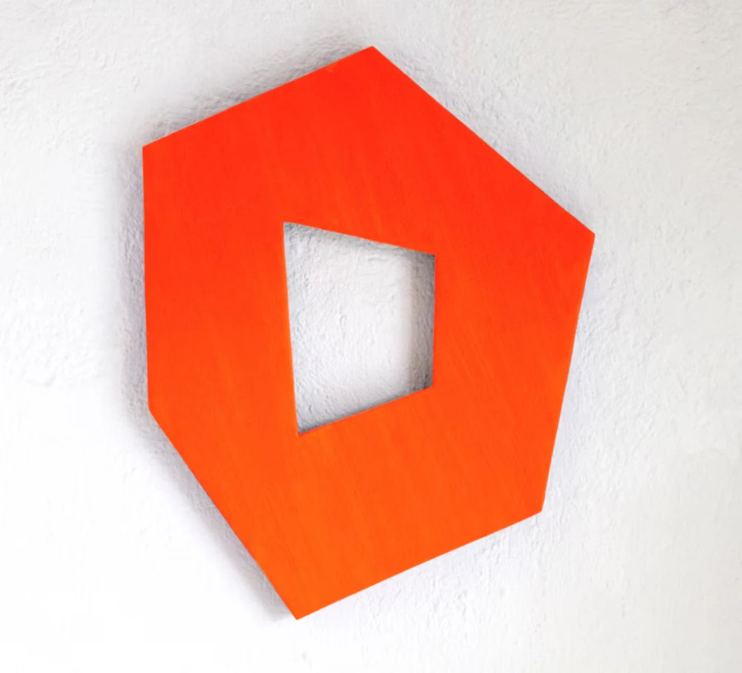 Inge Jakobsen "Durchblick orange" - Zweigstelle Berlin