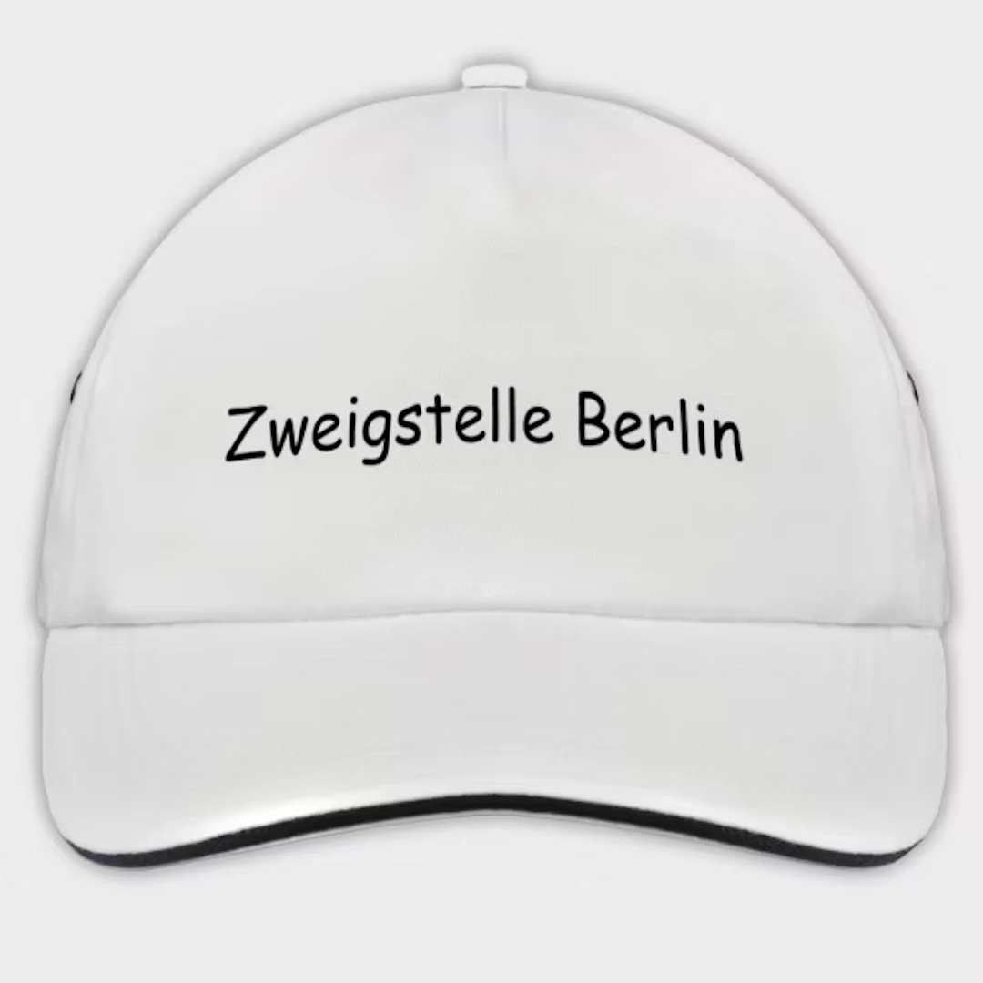 Basecap "Zweigstelle Berlin", weiß - Zweigstelle Berlin