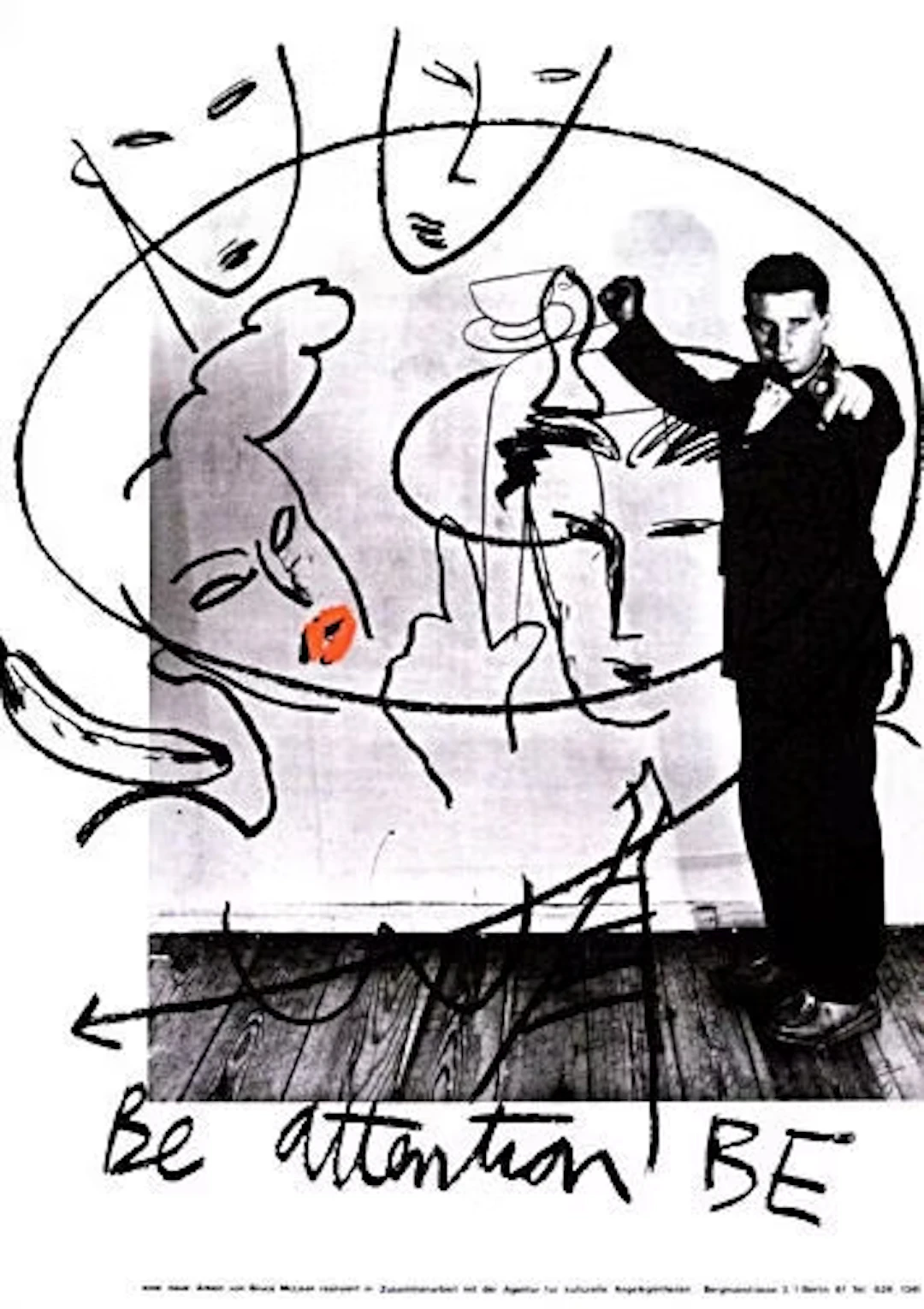 Bruce McLean "Be attention BE" - Zweigstelle Berlin
