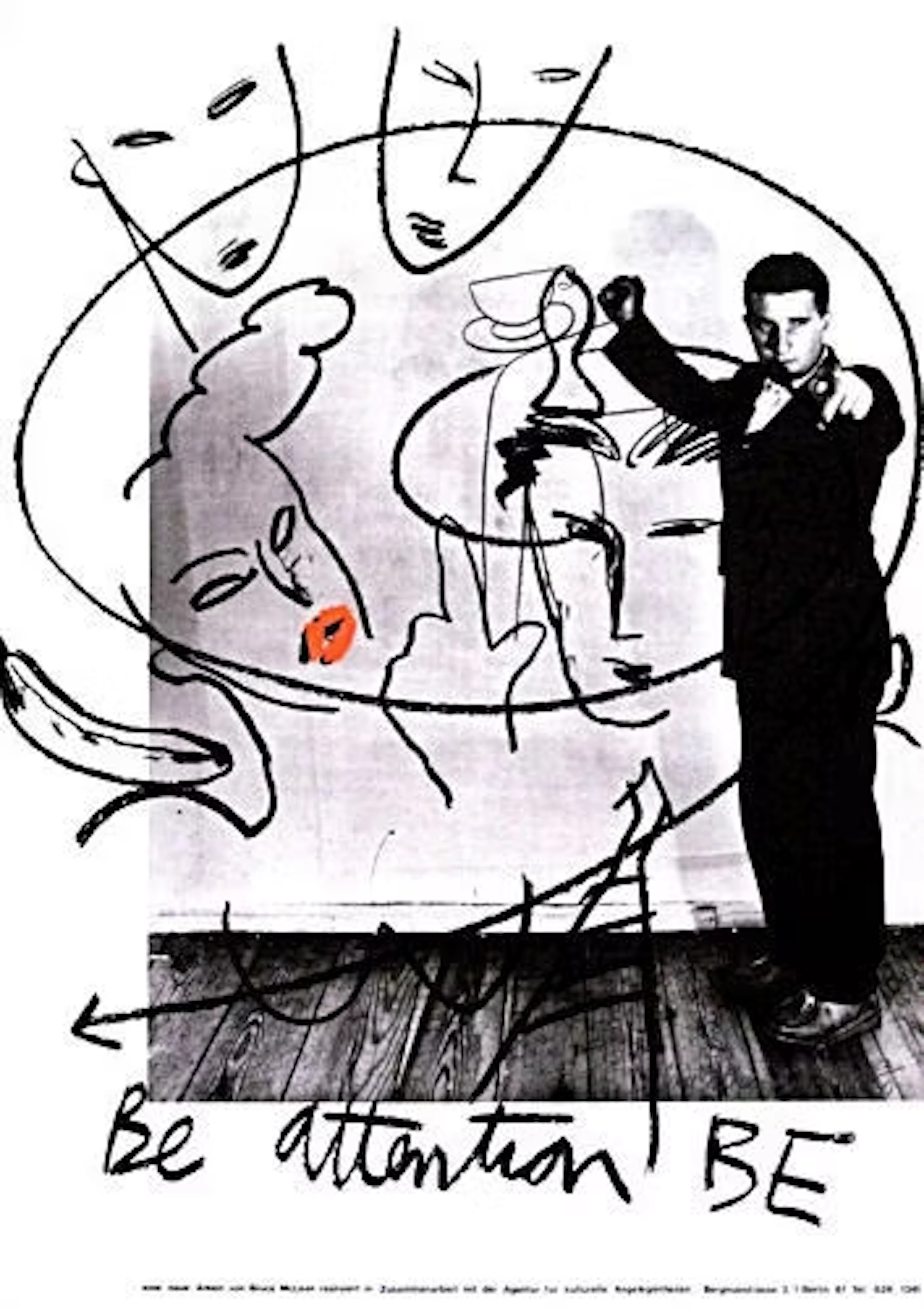 Bruce McLean "Be attention BE" - Zweigstelle Berlin