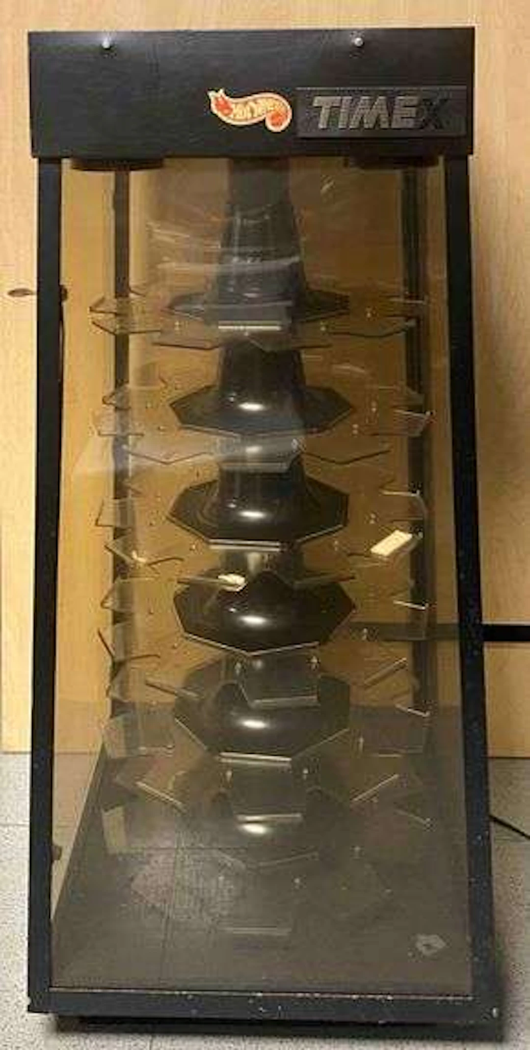 Vintage 1980’s Timex Illuminated Rotating Display Case