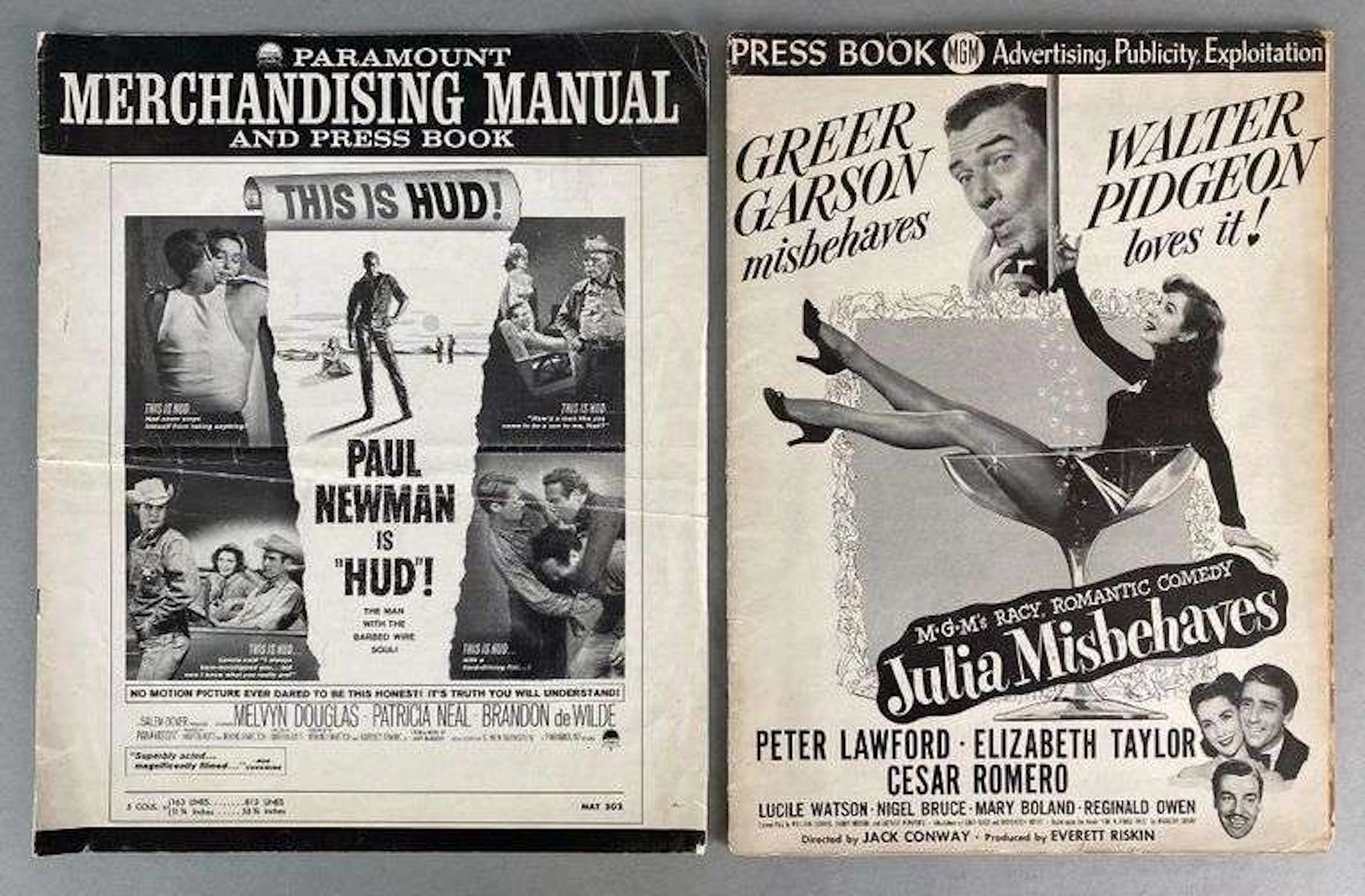 Group of 2 MGM and Paramount Press Books