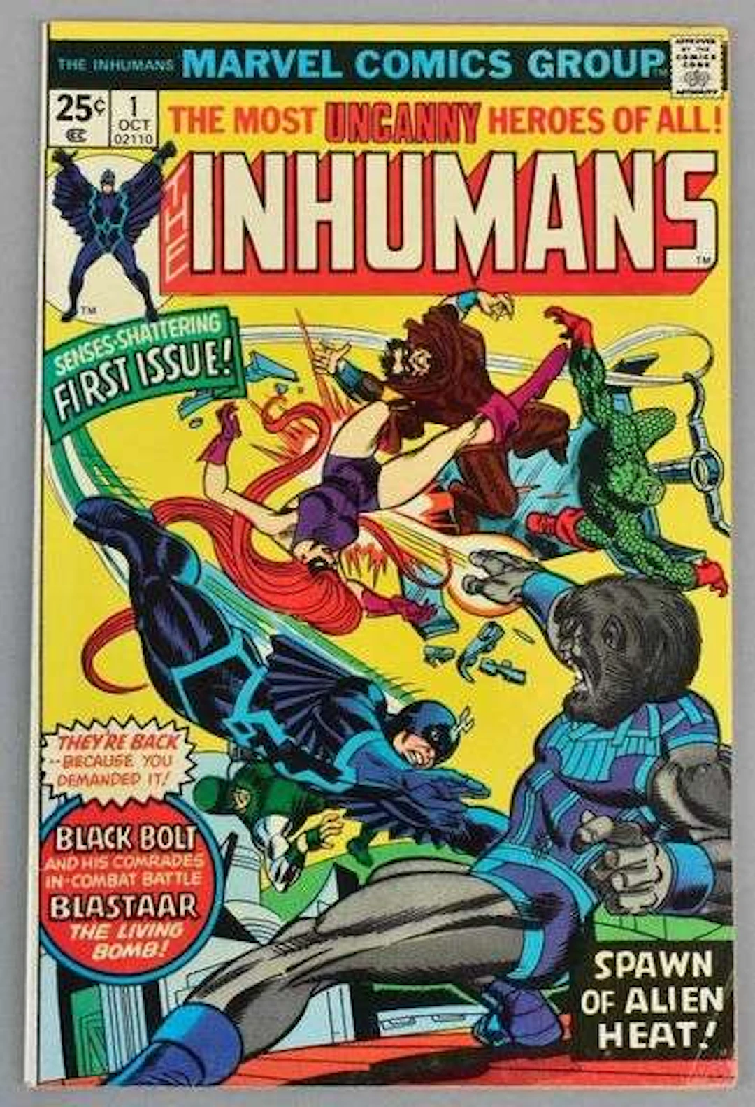 Marvel Comics The Inhumans No. 1 Comic Book
