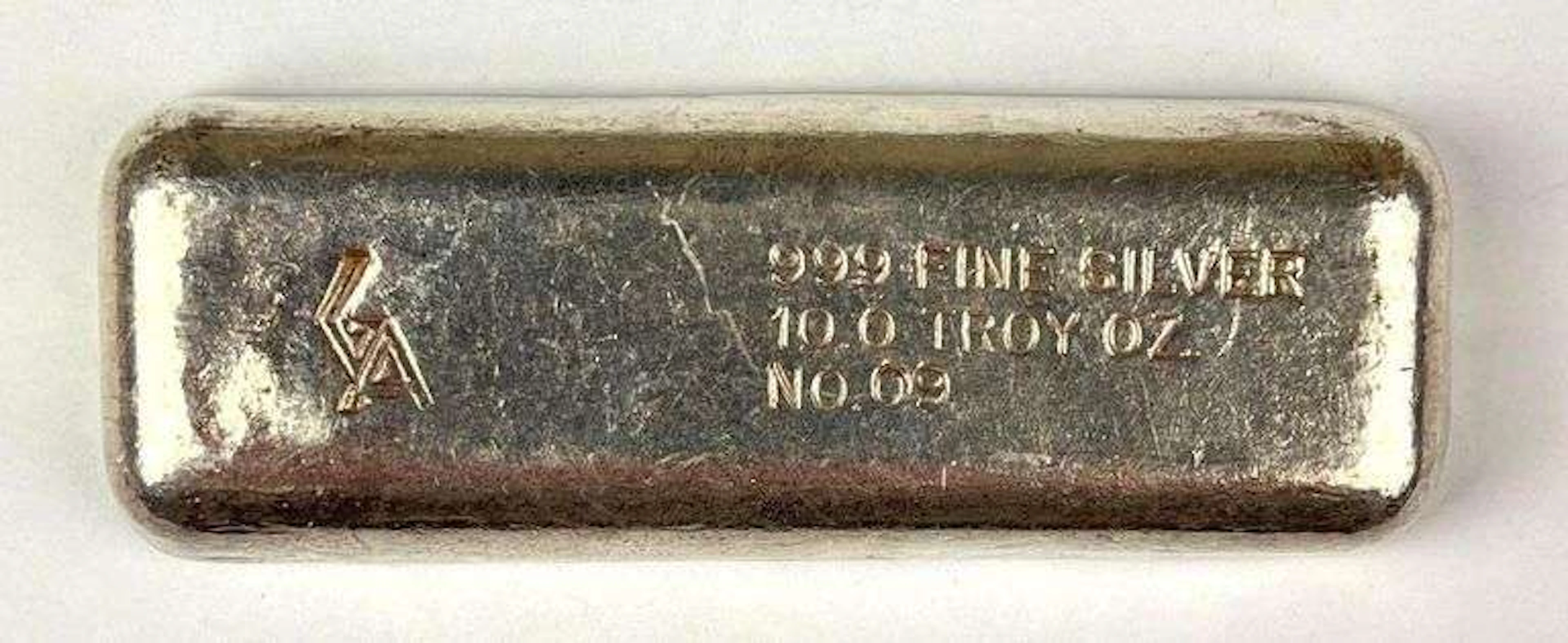 Golden Analytic 10 oz 999 Fine Silver Ingot/ Bar