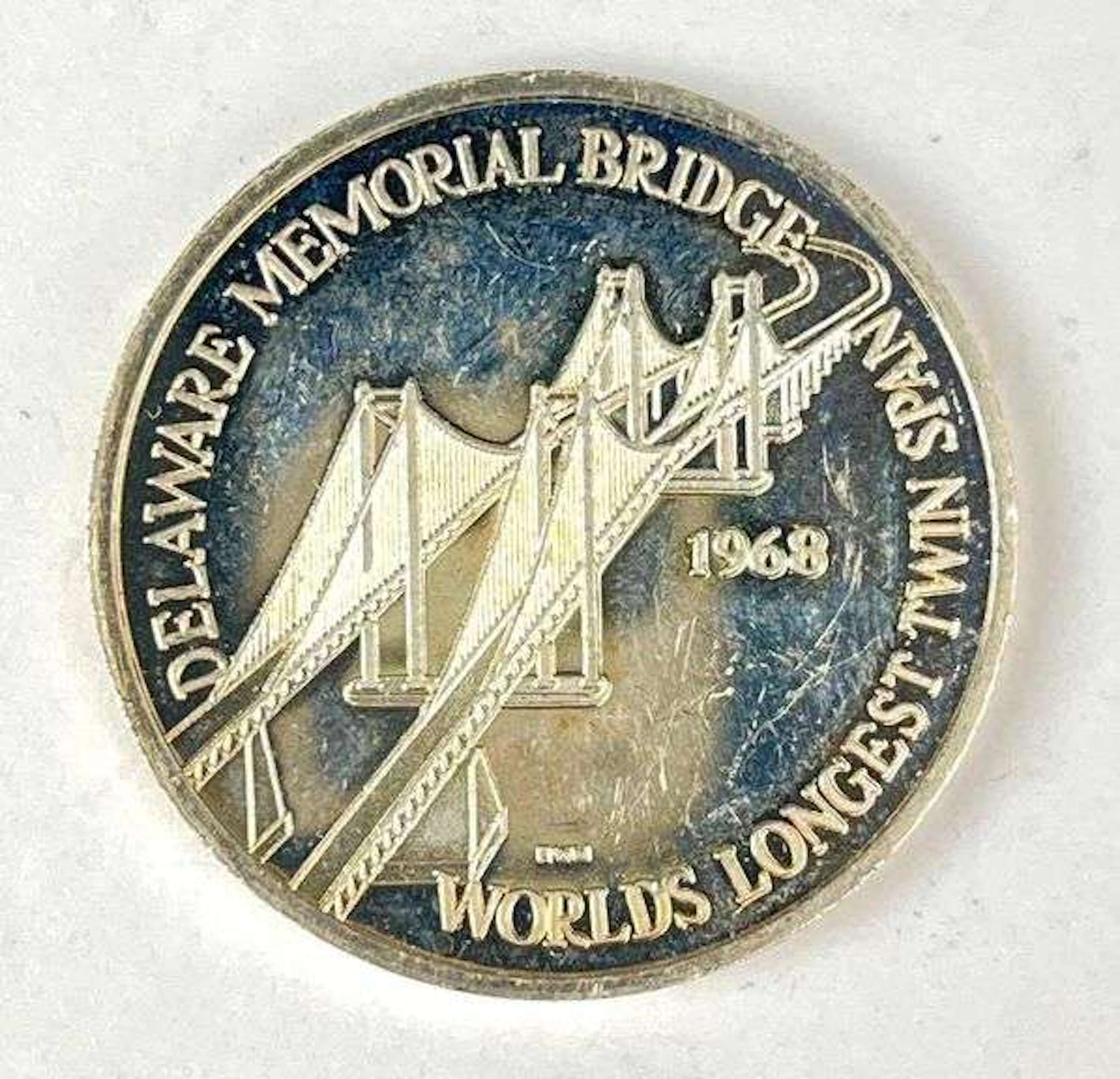Delaware River and Bay Authority Delaware memorial Bridge .36 oz 999