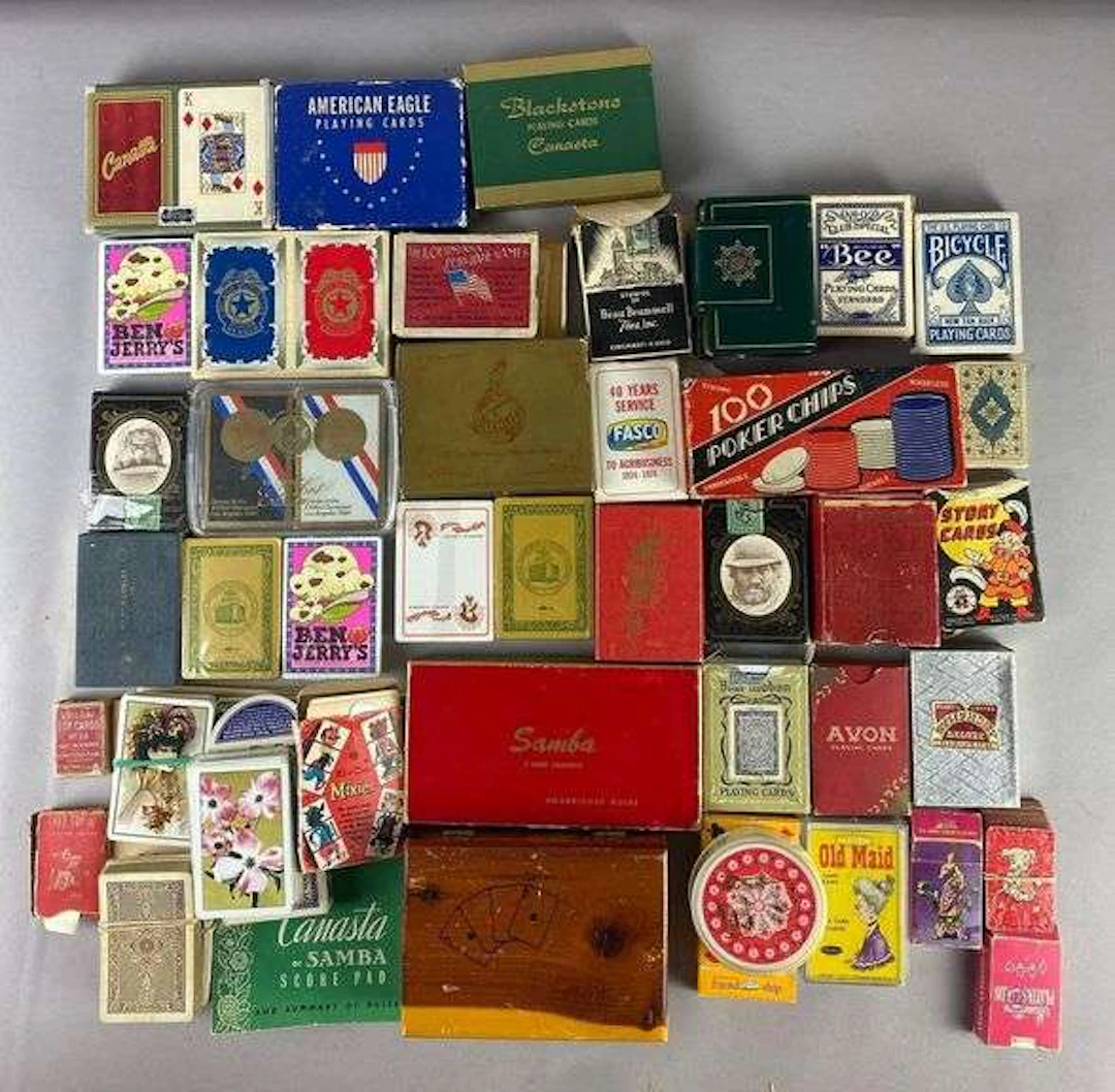 Group of Antique Playing Card Sets