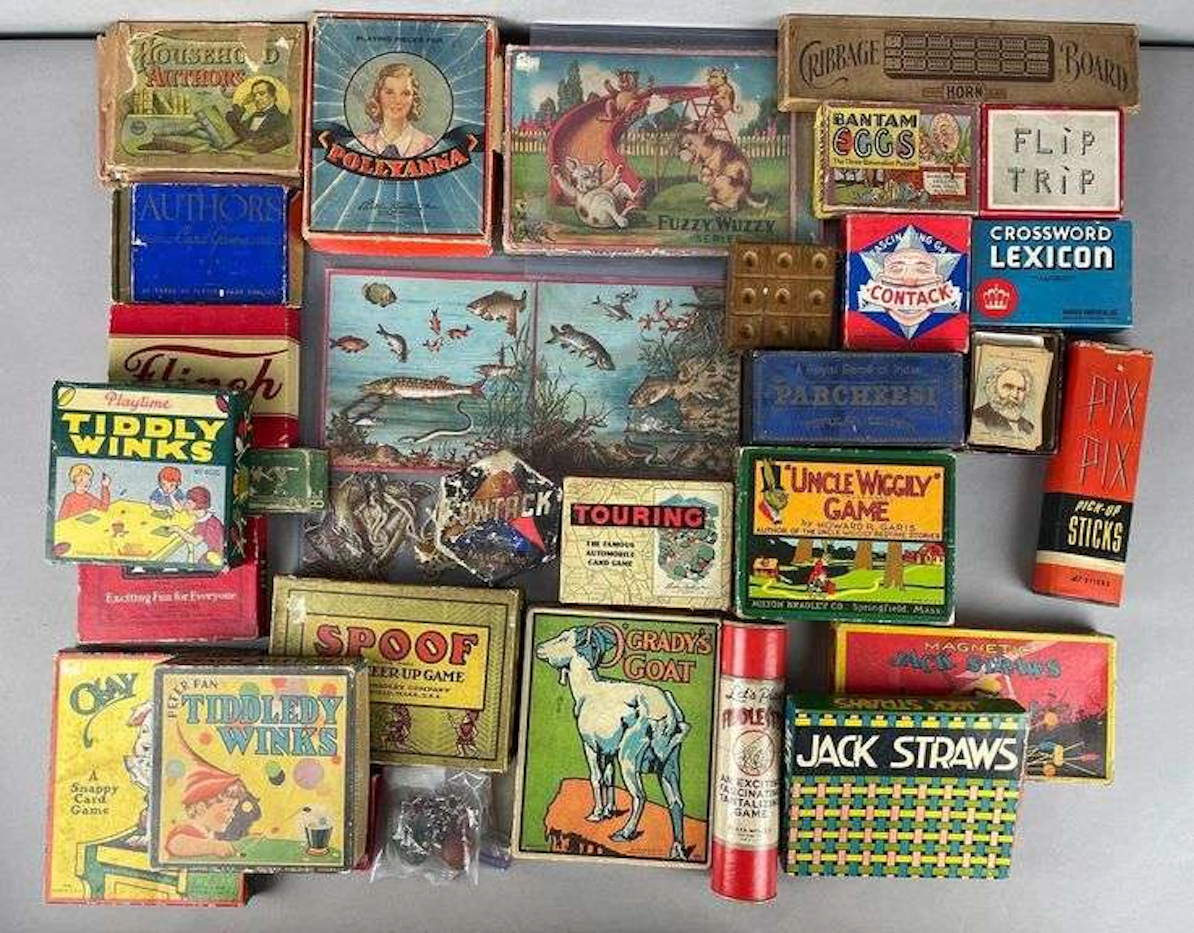 Group of Vintage Board Games