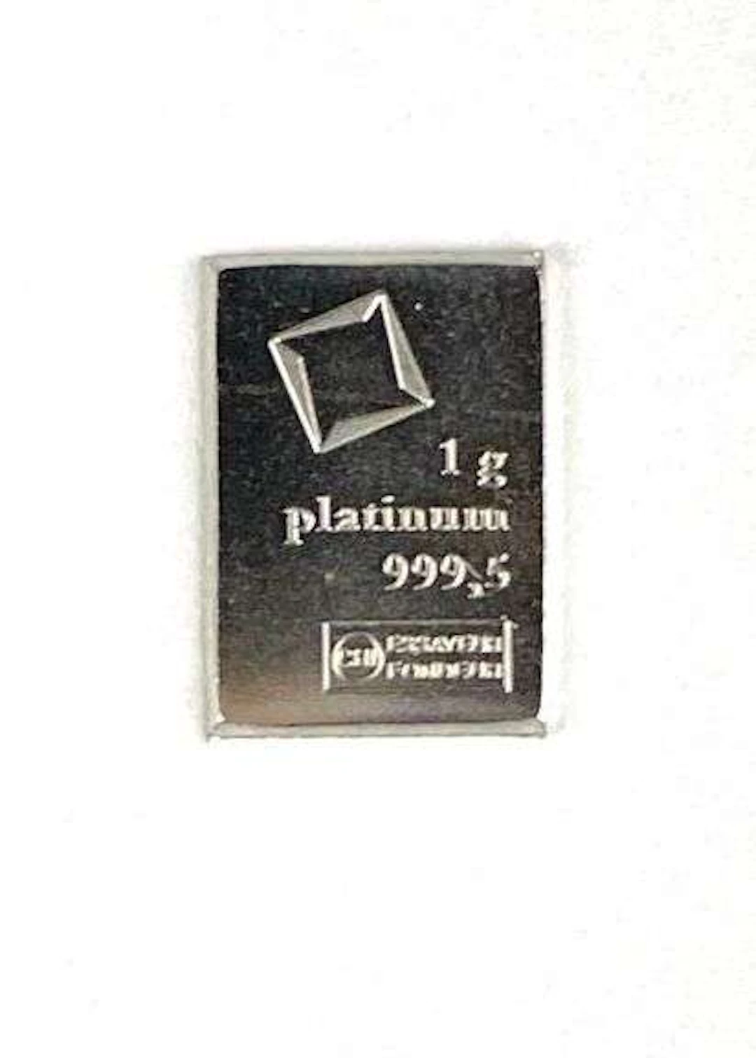 Valcambi Suisse 1 Gram 999.5 Platinum Ingot/ Bar