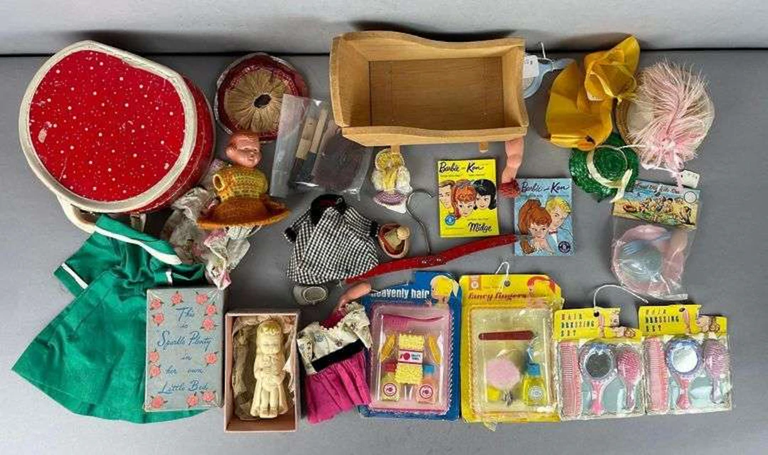 Group of Vintage Doll Accessories
