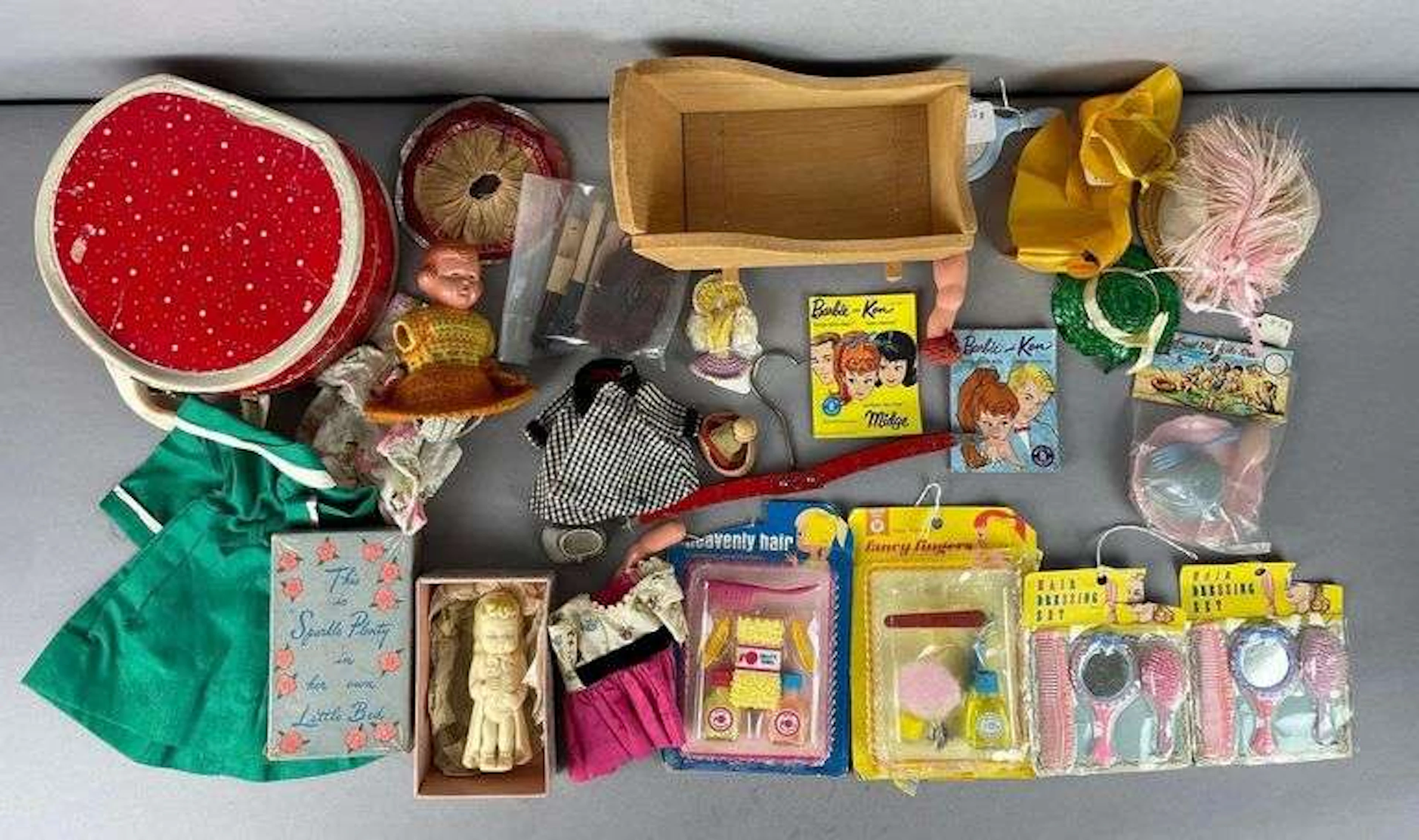 Group of Vintage Doll Accessories
