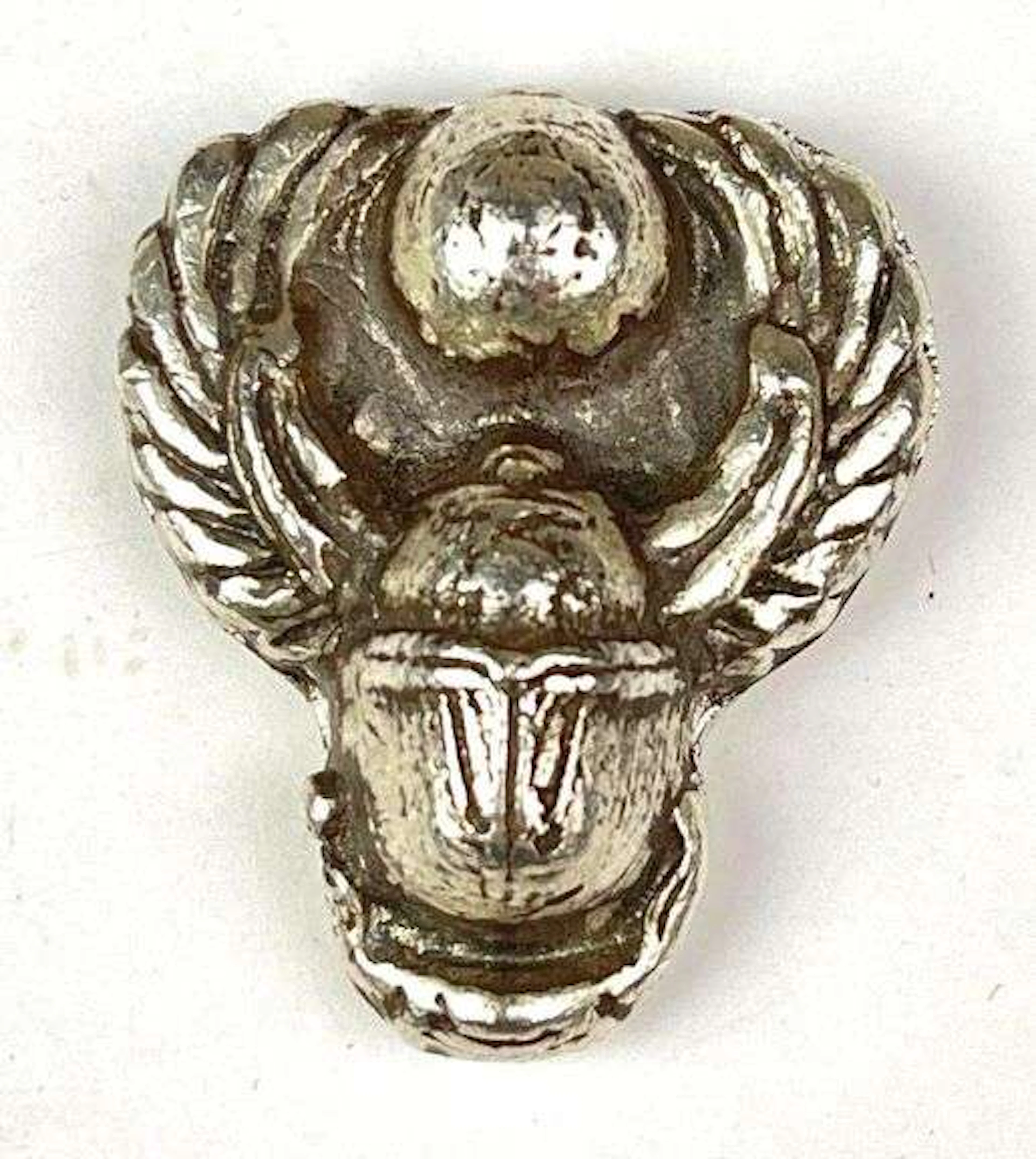 MK Barz Hand Poured Winged Scarab 1.8 oz .999 Fine Silver Ingot/ Bar