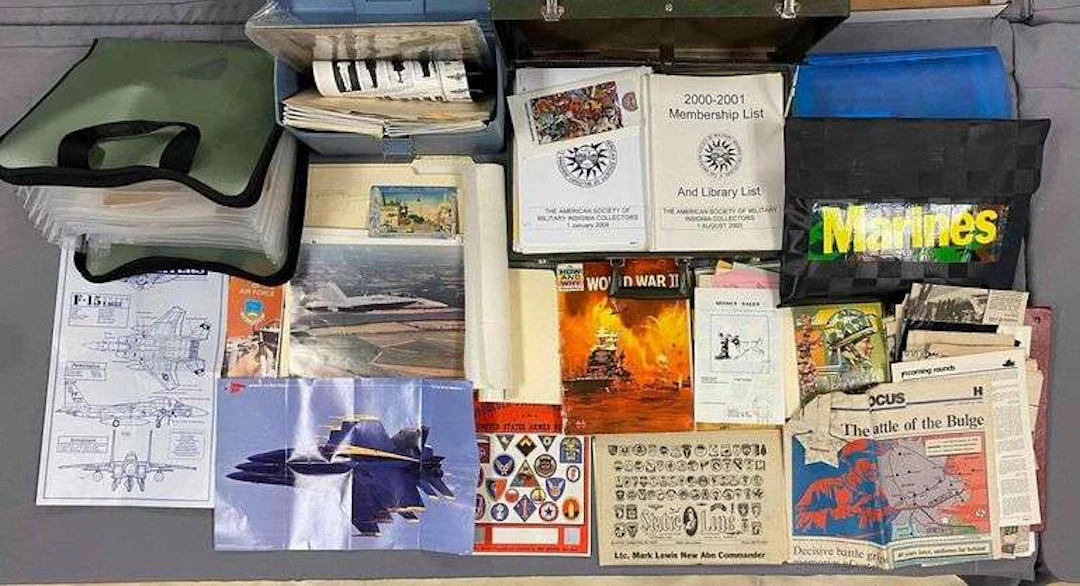 Big Group of American Society of Military Insignias Collectors and More