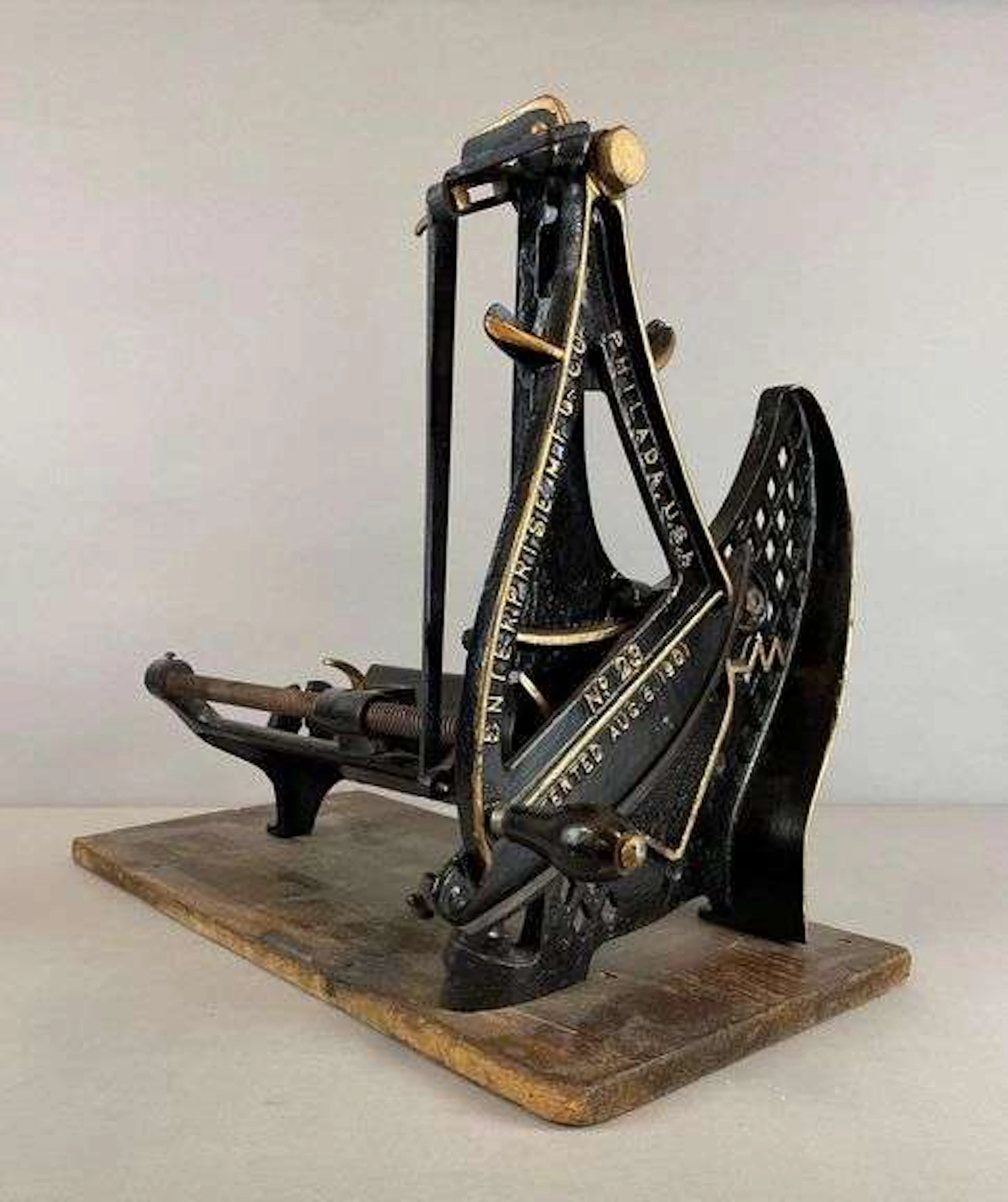 Antique Enterprise Mfg. Co. Cast Iron Deli Meat Slicer