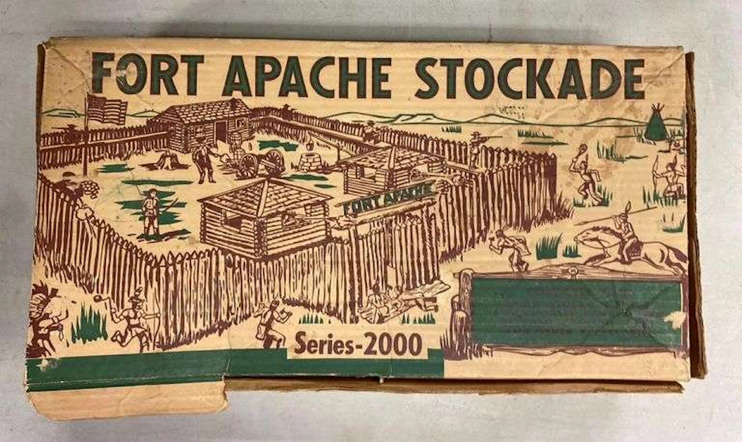 Vintage 1940’s Marx Fort Apache Stockade Set