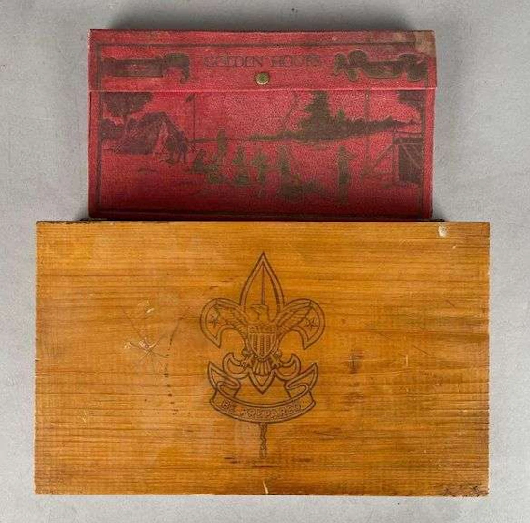 Group of 2 Vintage Boy Scout Art Sets