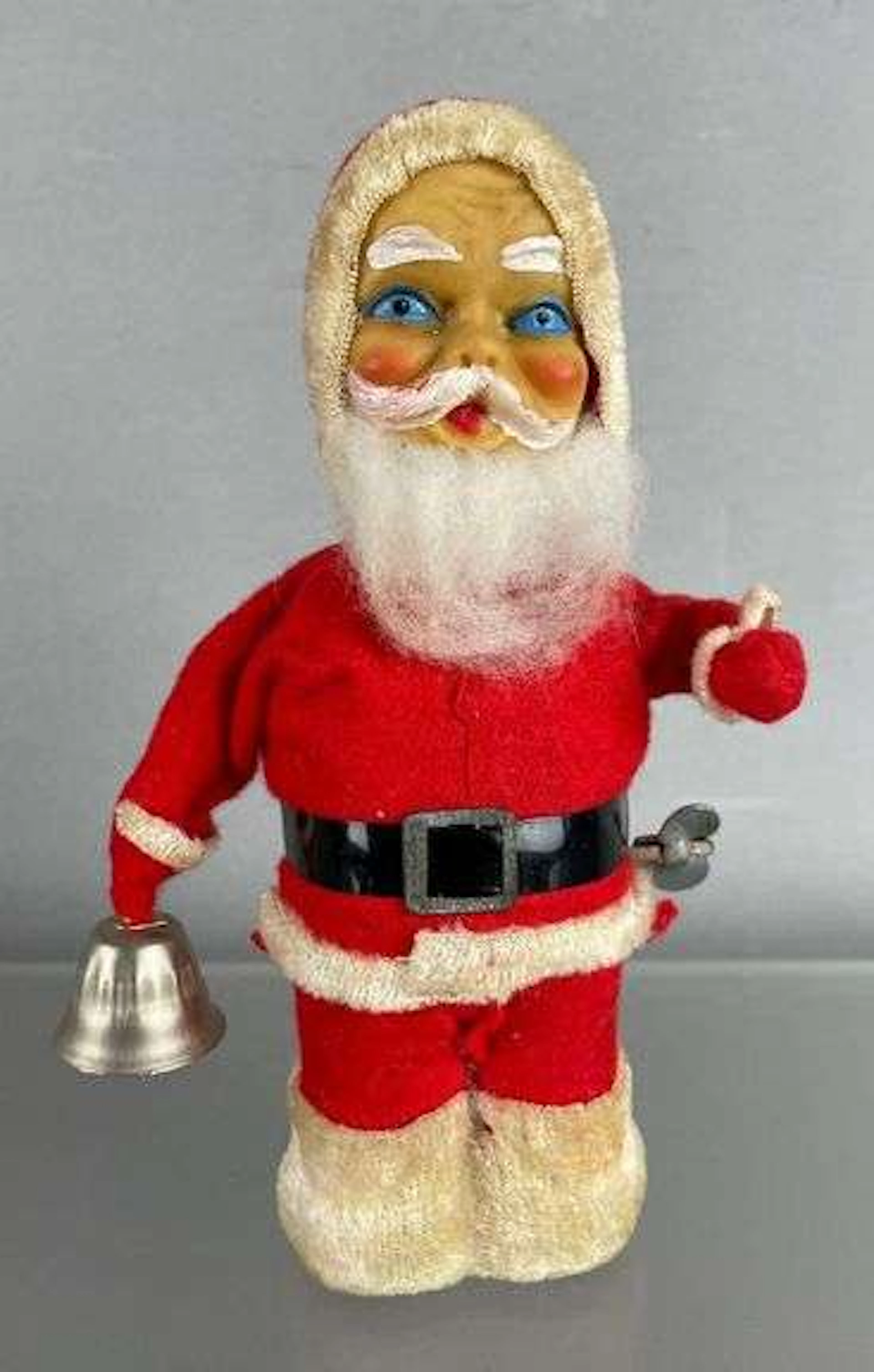 Vintage Alps Wind-Up Santa Claus Toy