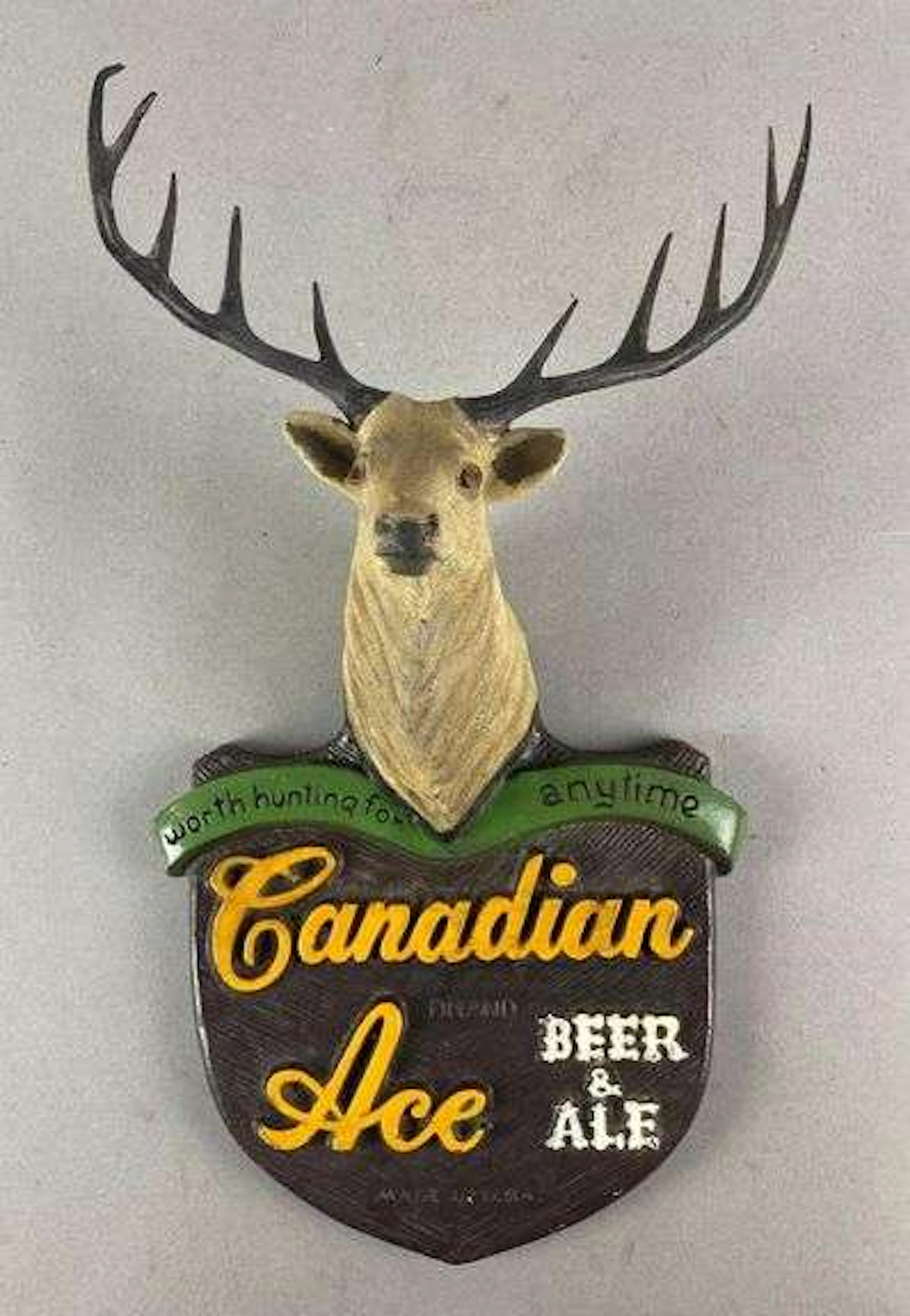 Canadian Ace Beer and Ale Advertising Plaque