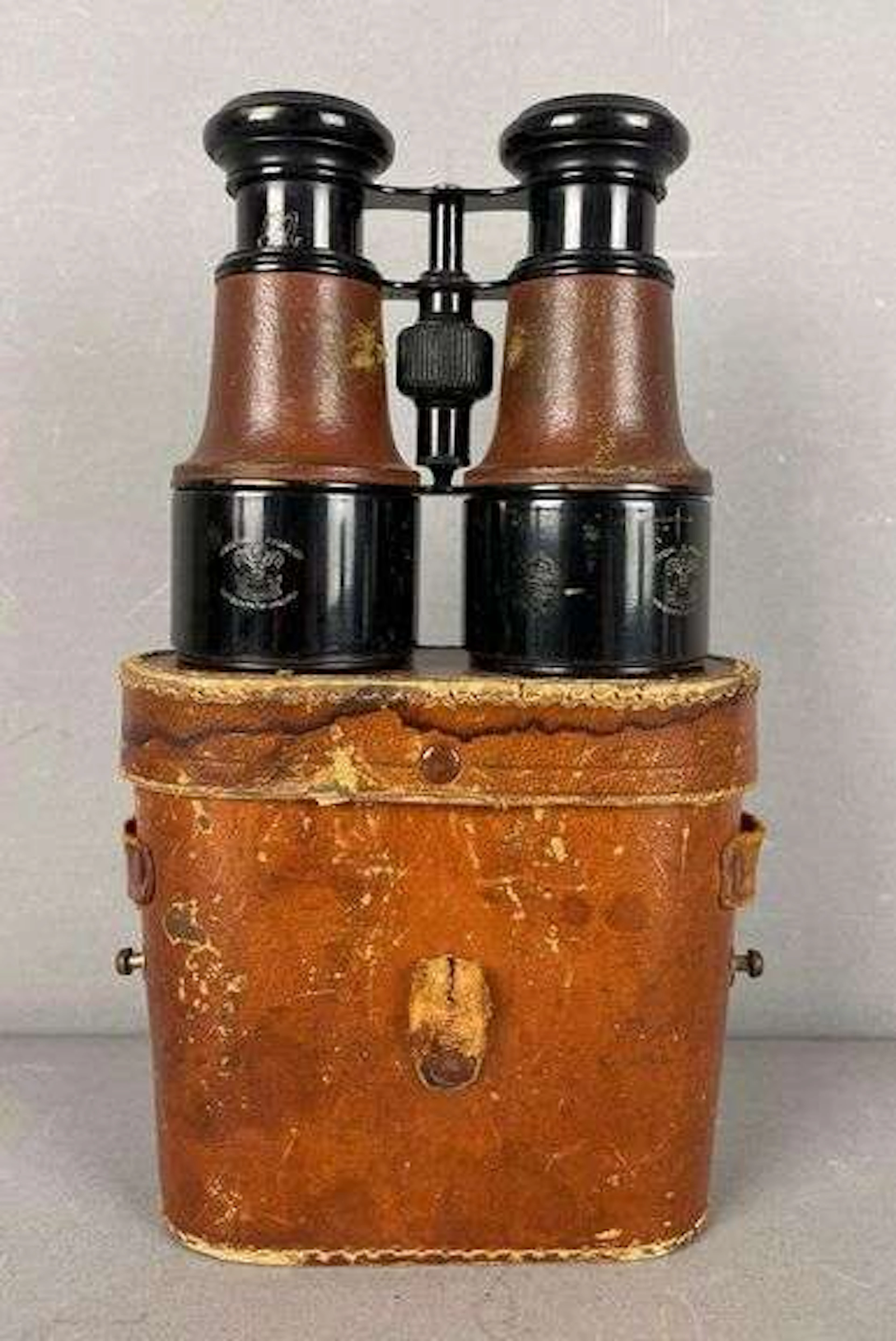 Vintage Boy Scout Official Fieldglass Binoculars with Leather Case