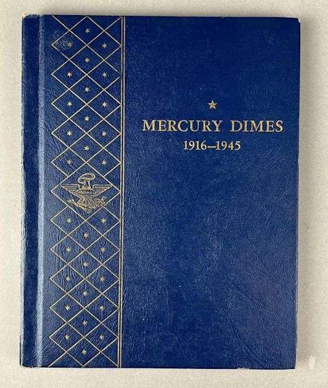 Group of 71 US Mercury 90% Silver Dimes in Whitman Folder