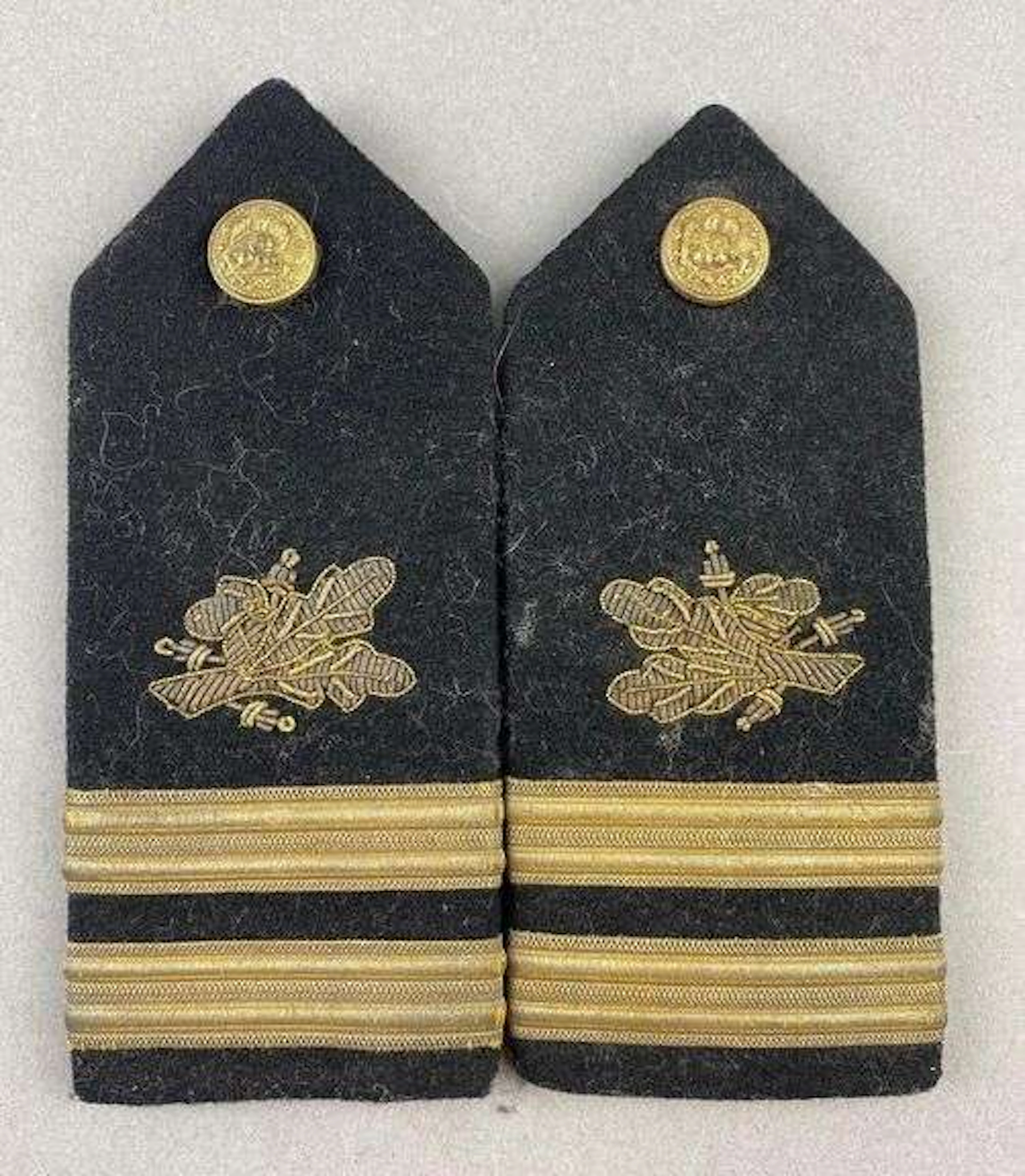 Group of 2 WW2 US Public Health Service Surgeon Shoulder Boards