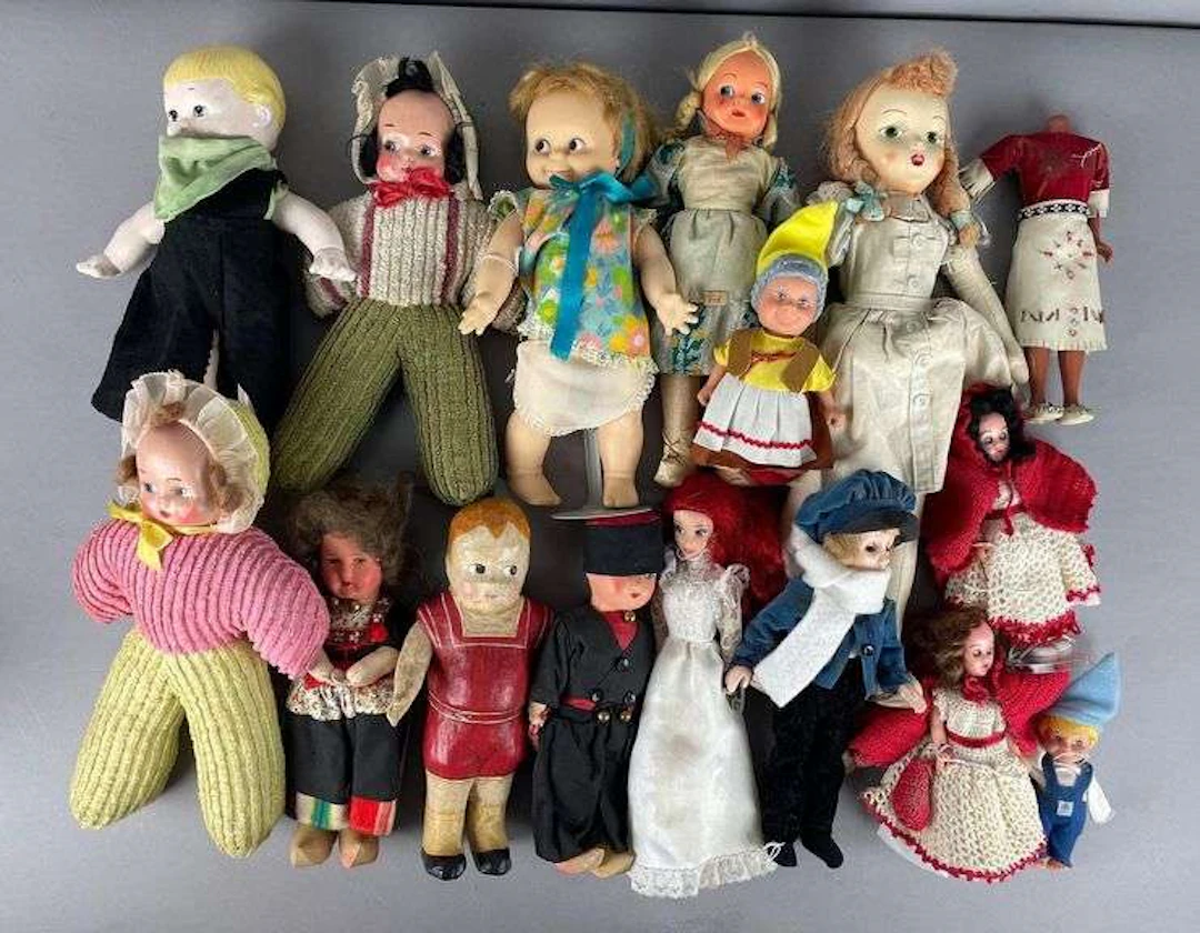 Group of Vintage Dolls