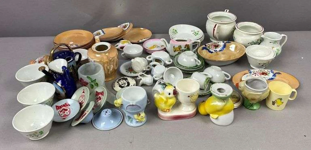 Group of Vintage 1960’s Japan Children Tea Sets and More