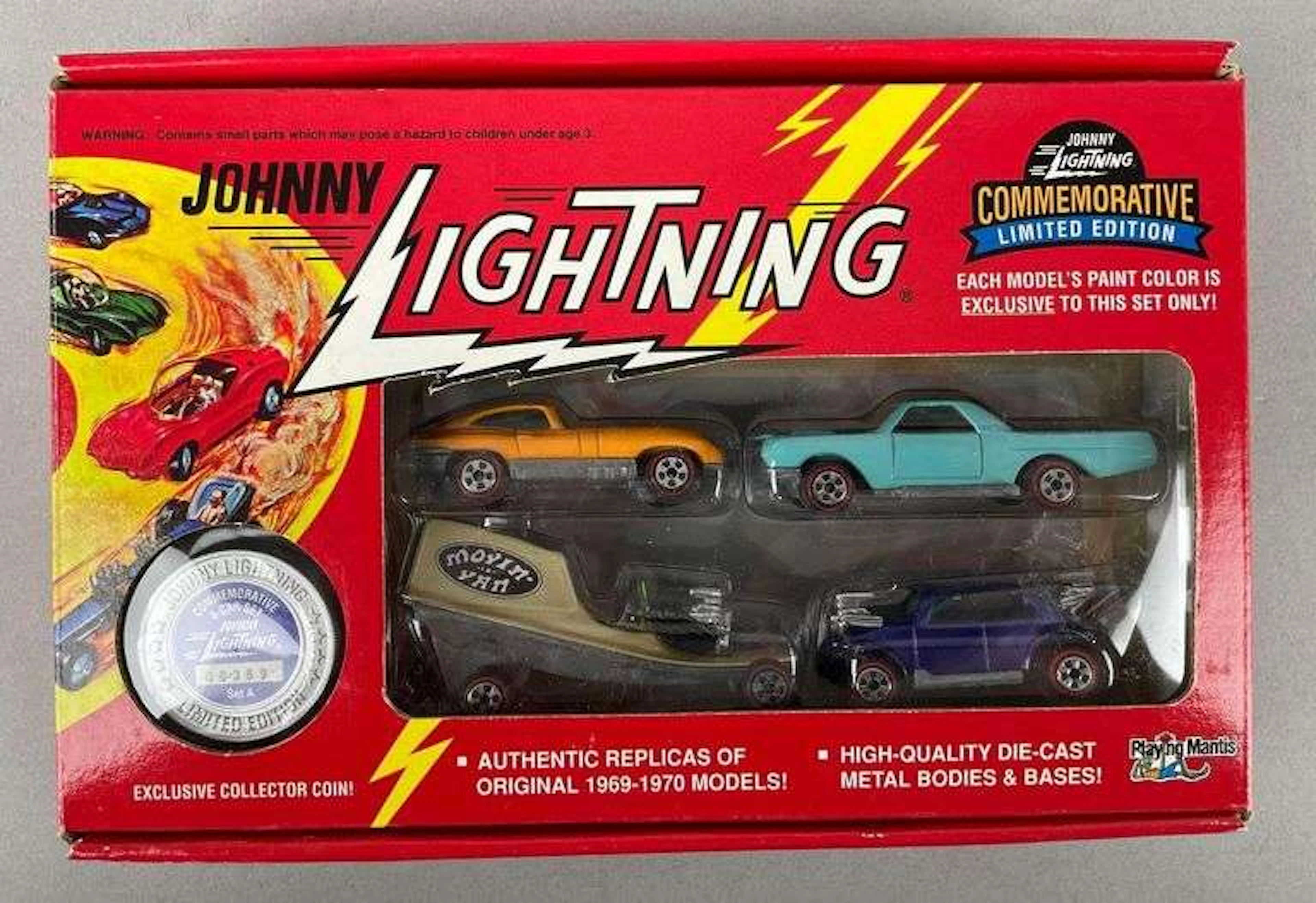 LE Johnny Lightning Commemorative Die-Cast Vehicle Set