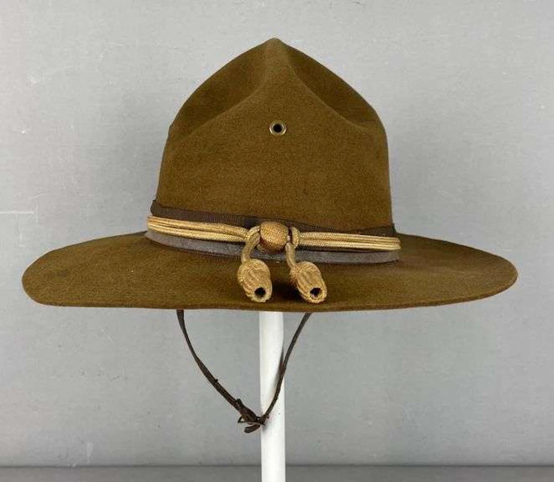 WW1 U.S. Campaign Hat with Cord