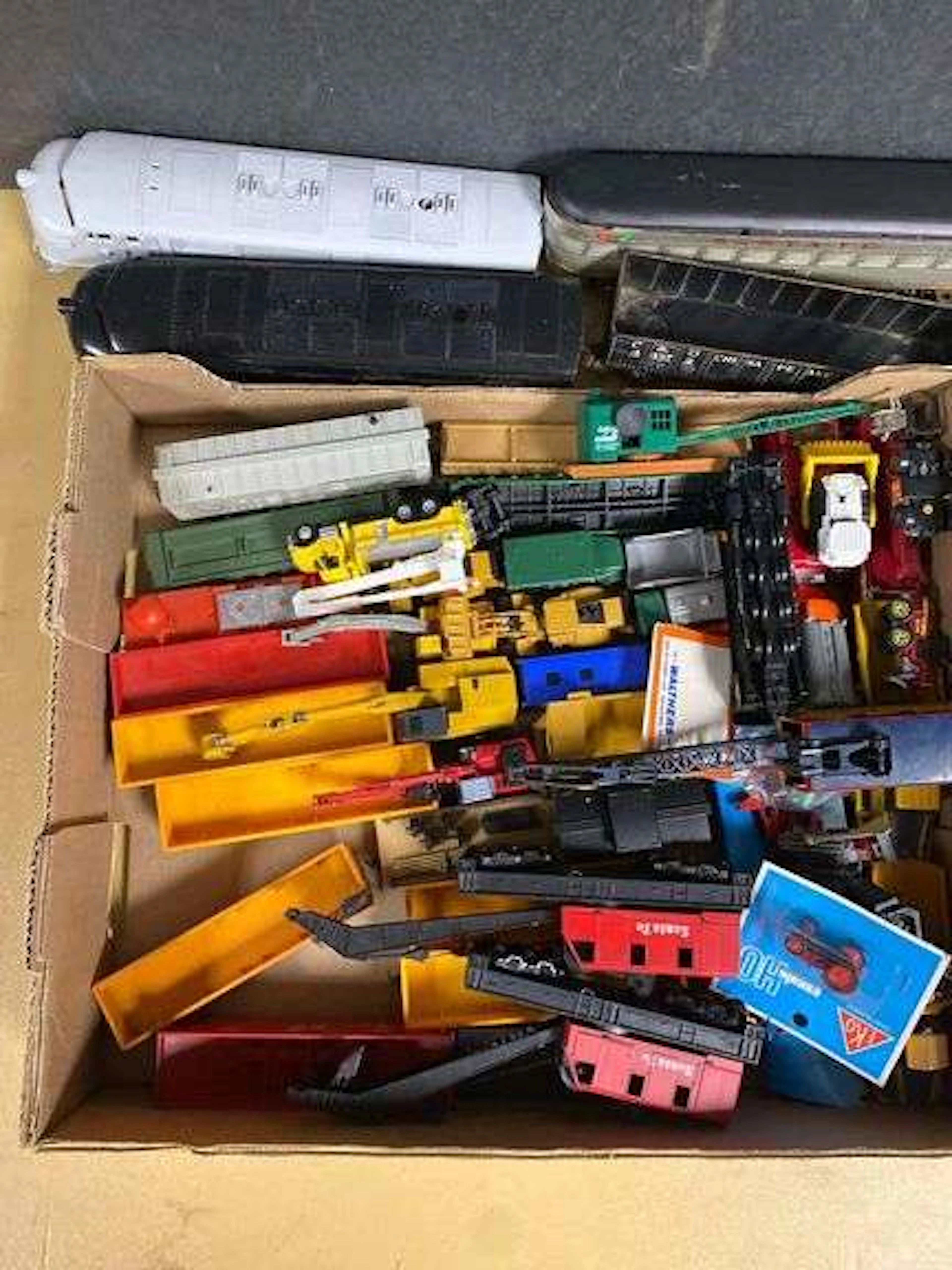 Group of Assorted O Gauge Train Parts and More