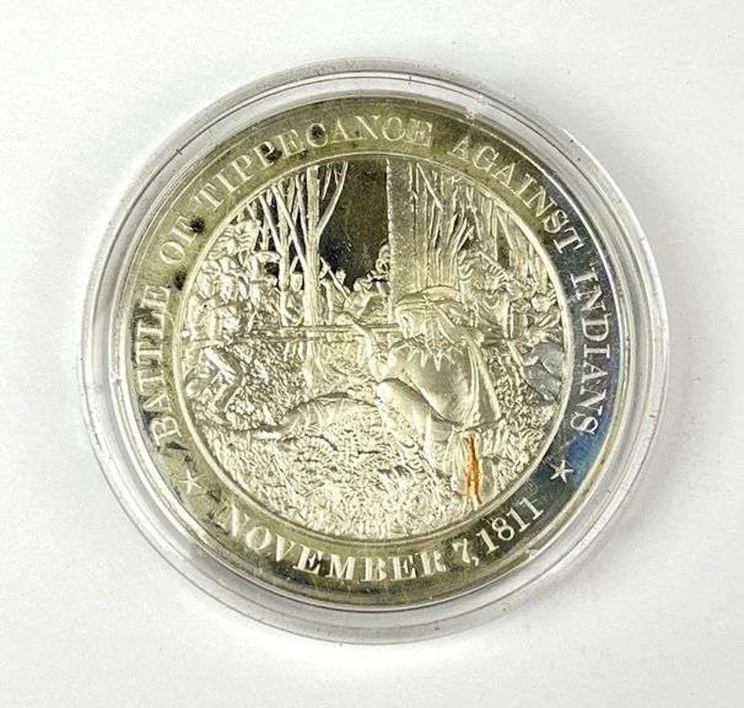 1969 The Franklin Mint Battle of Tippecanoe Against the Indians 1.30