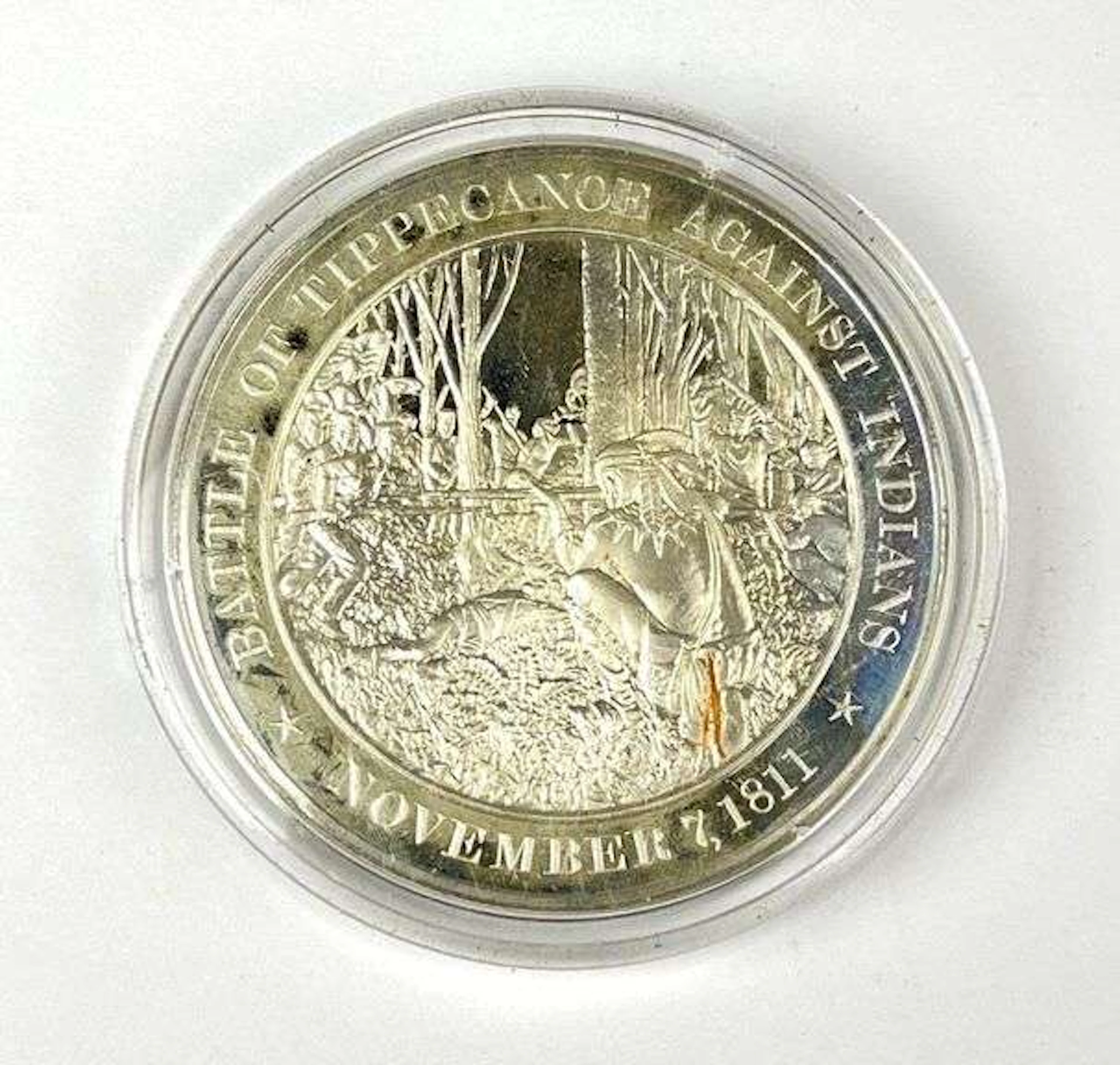 1969 The Franklin Mint Battle of Tippecanoe Against the Indians 1.30