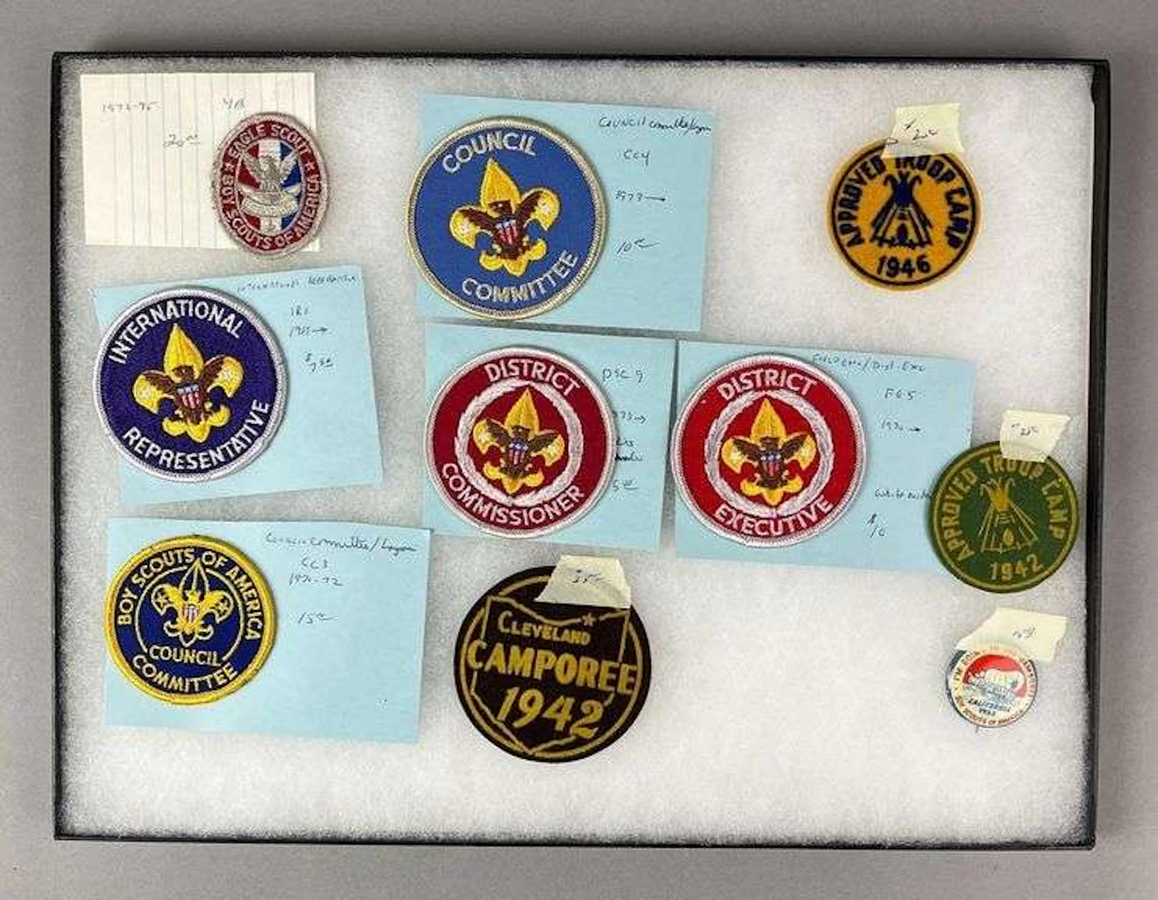 Group of 9 Boy Scouts of America Badges and More