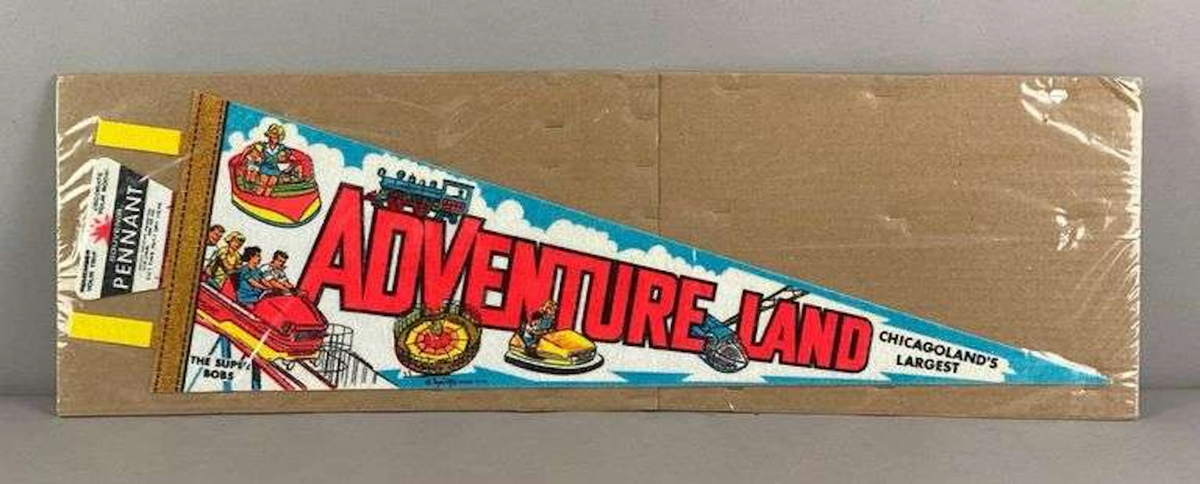 1974 Adventure Land Amusement Park Felt Pennant