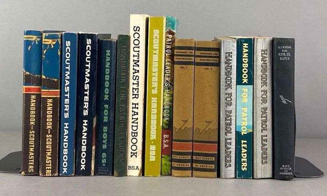 Group of Vintage Boy Scouts of America Handbooks