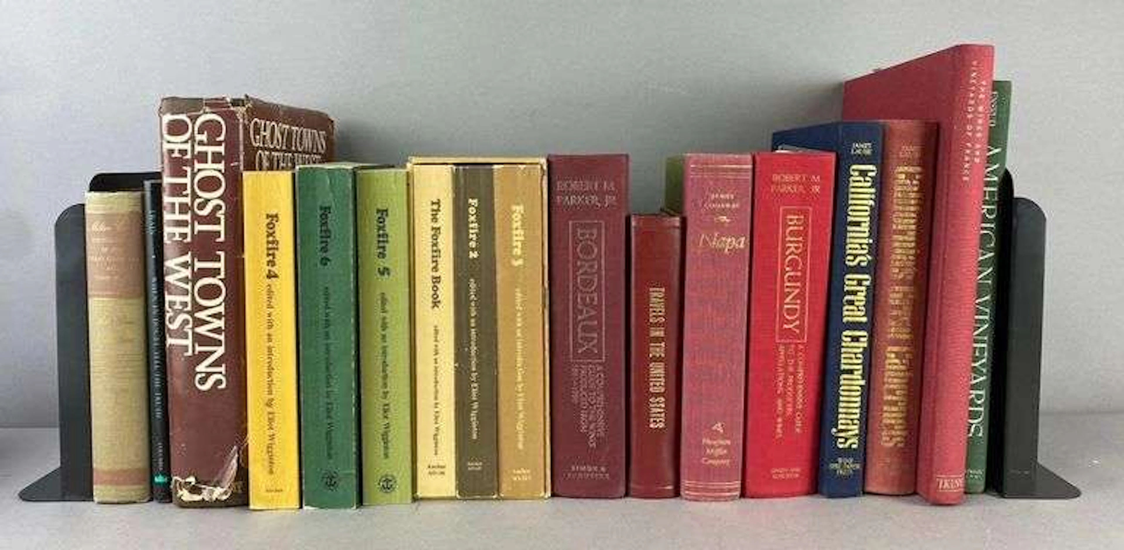 Group of Vintage Wine Themed Books and More