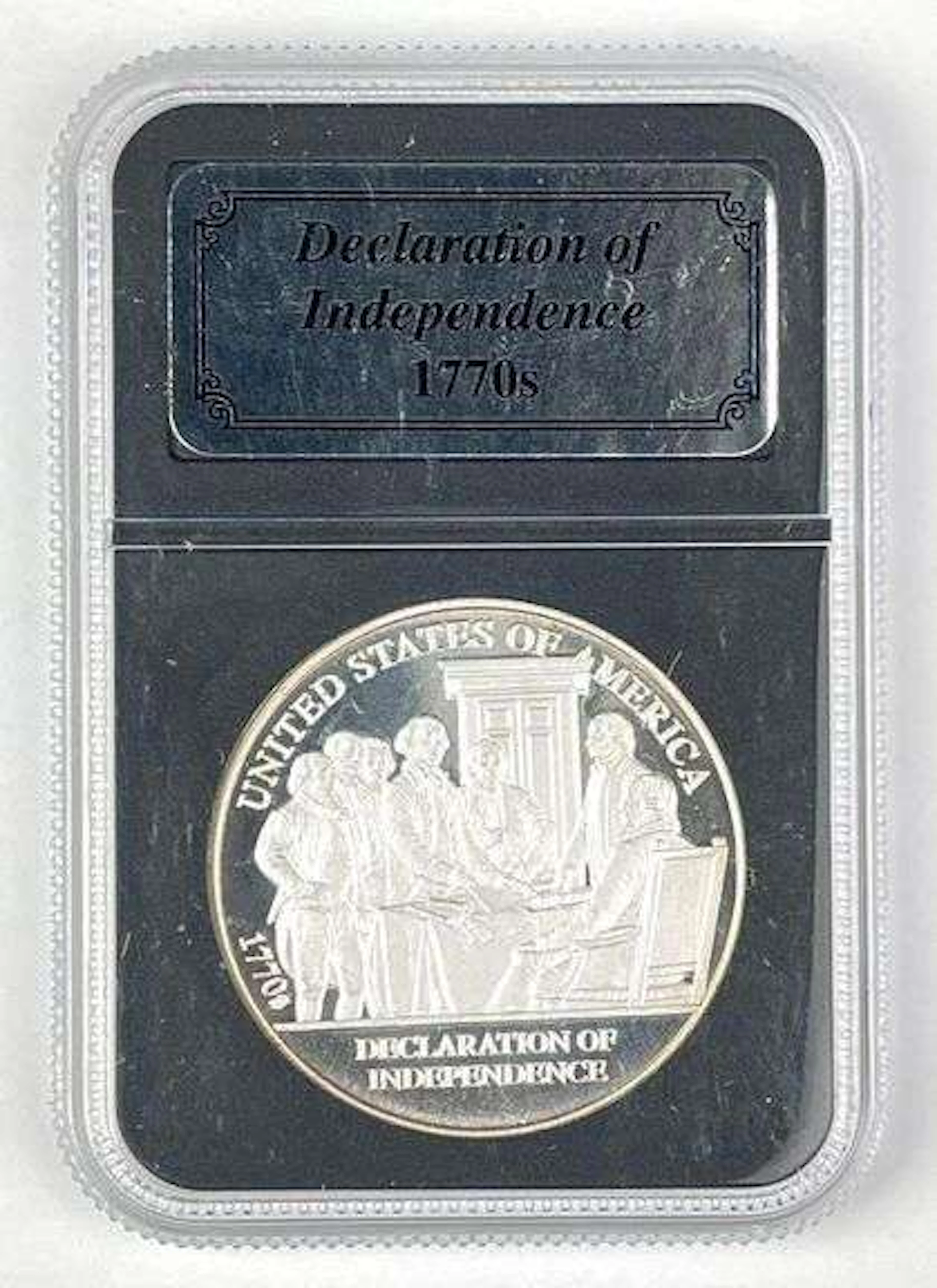 American History Silver Bullion Collection 1770s Declaration of Independence
