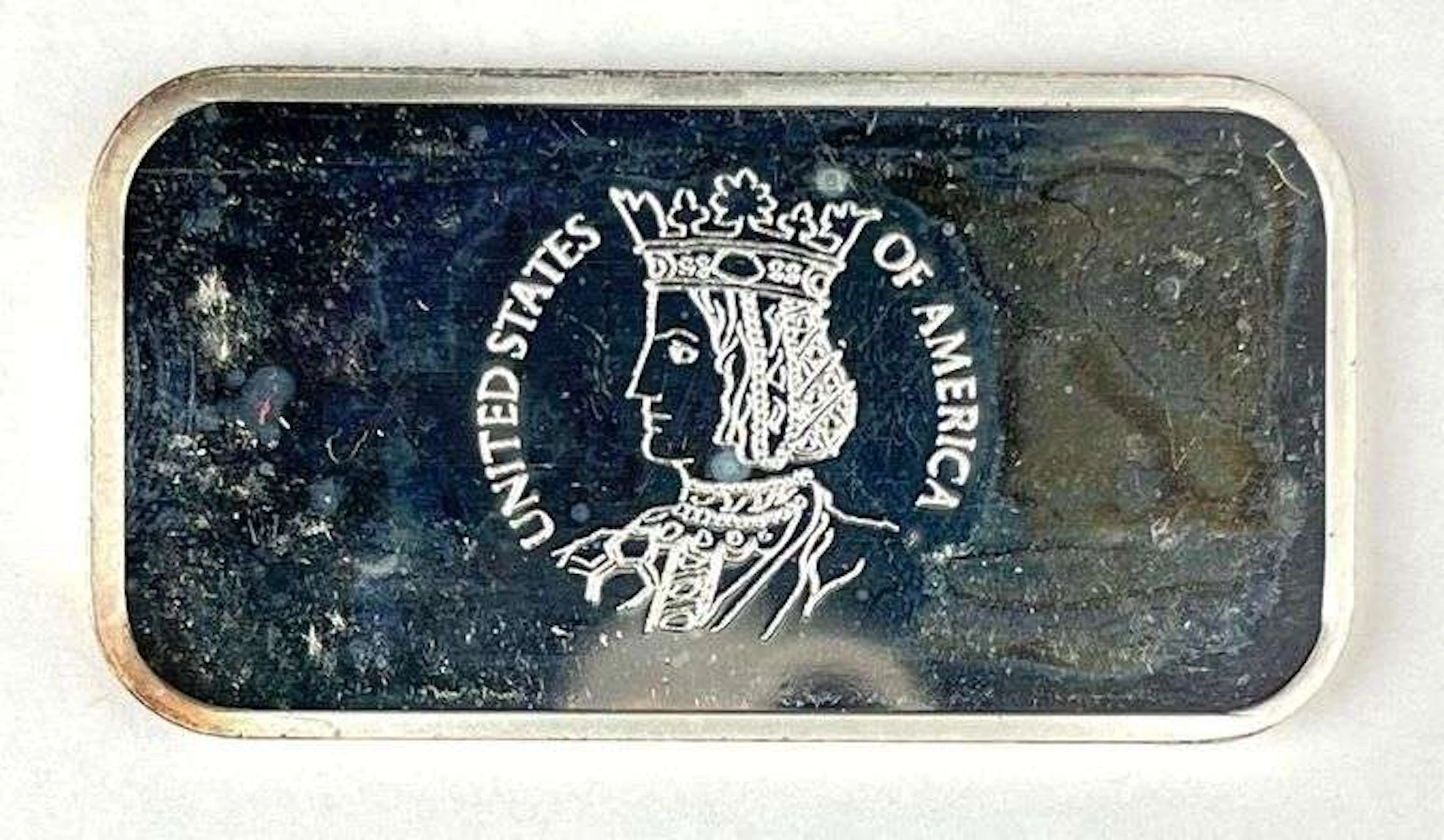 The Washington Mint Isabella Design 1 oz .999 Fine Silver Ingot/ Bar