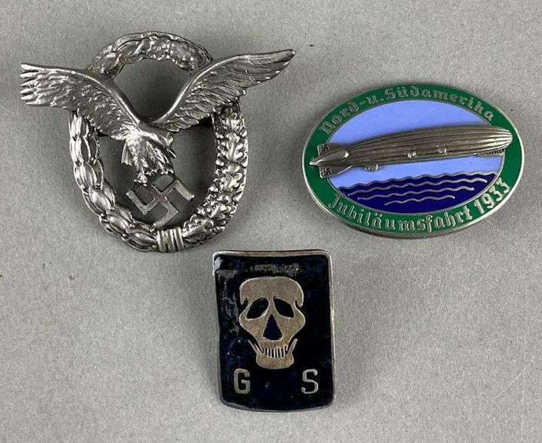 Group of 3 Reproduction WW2 German Military Badges