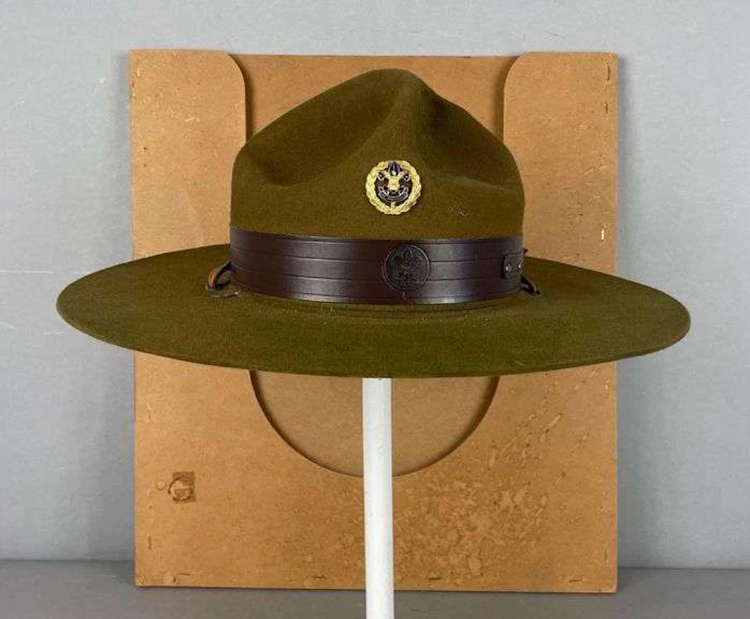Vintage Boy Scouts Scoutmaster Felt Brimmed Hat