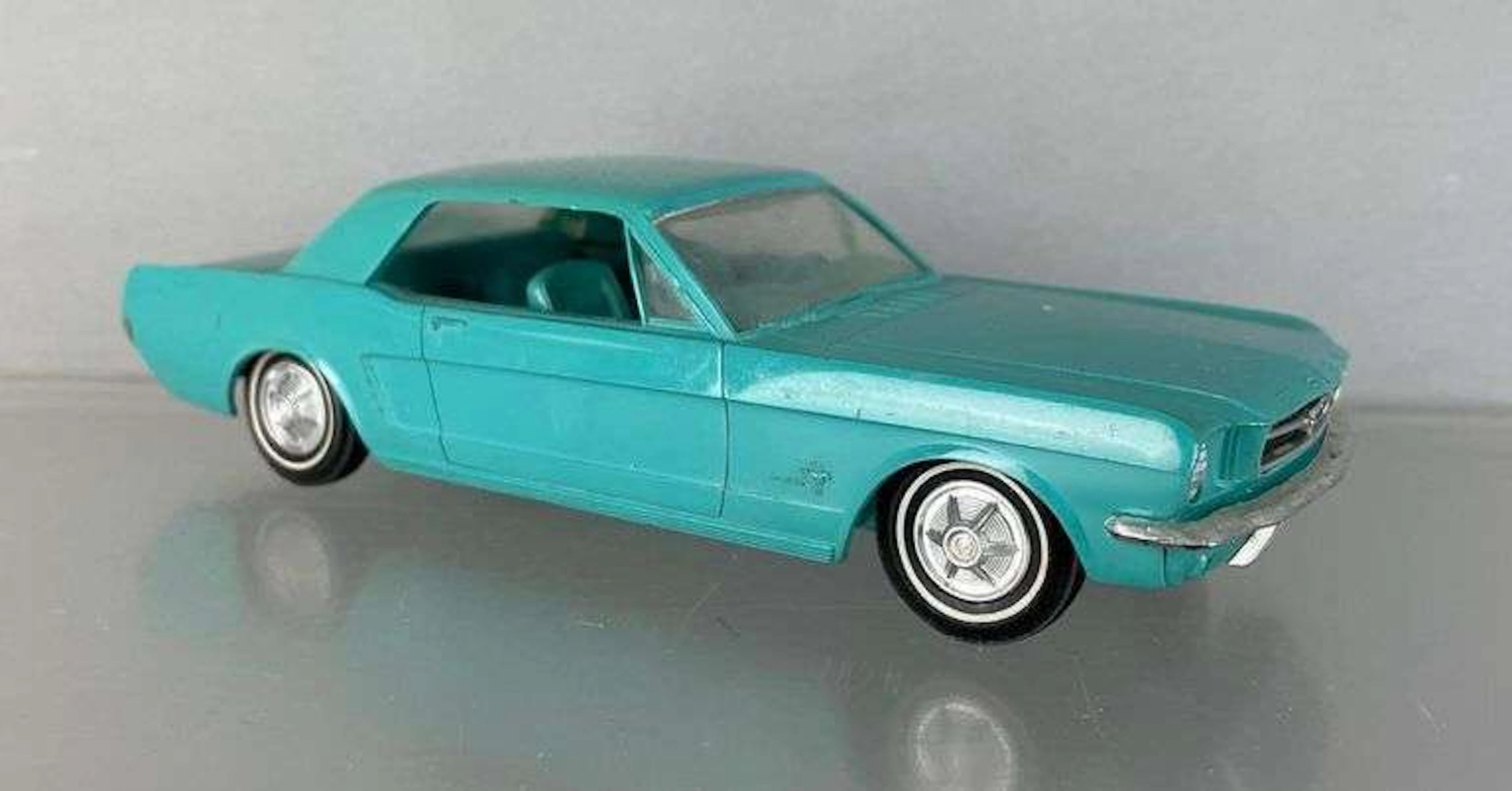 1964 1/2 Ford Mustang Turquoise Dealership Promo Car