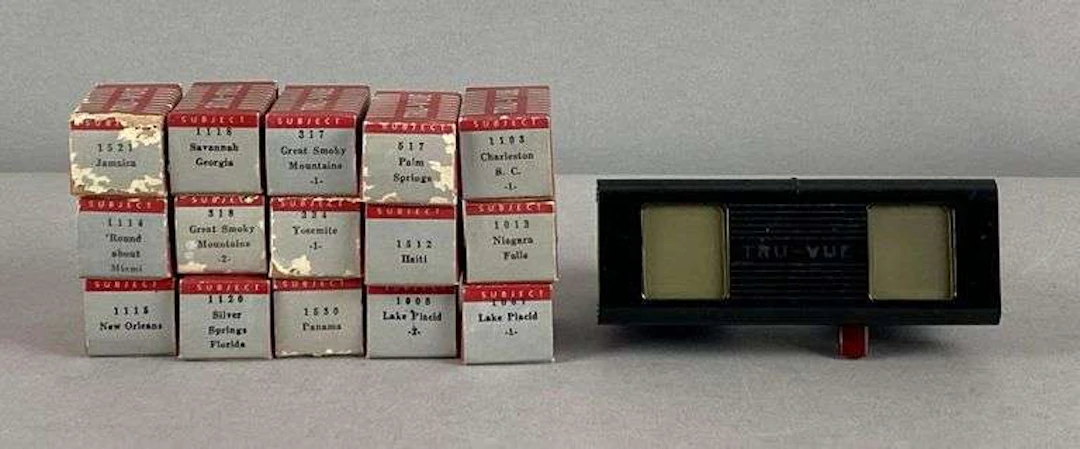 Group of Tru-Vue Viewer with Films