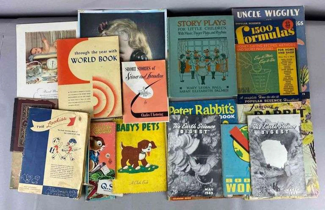 Group of 1940’s Children Books and More