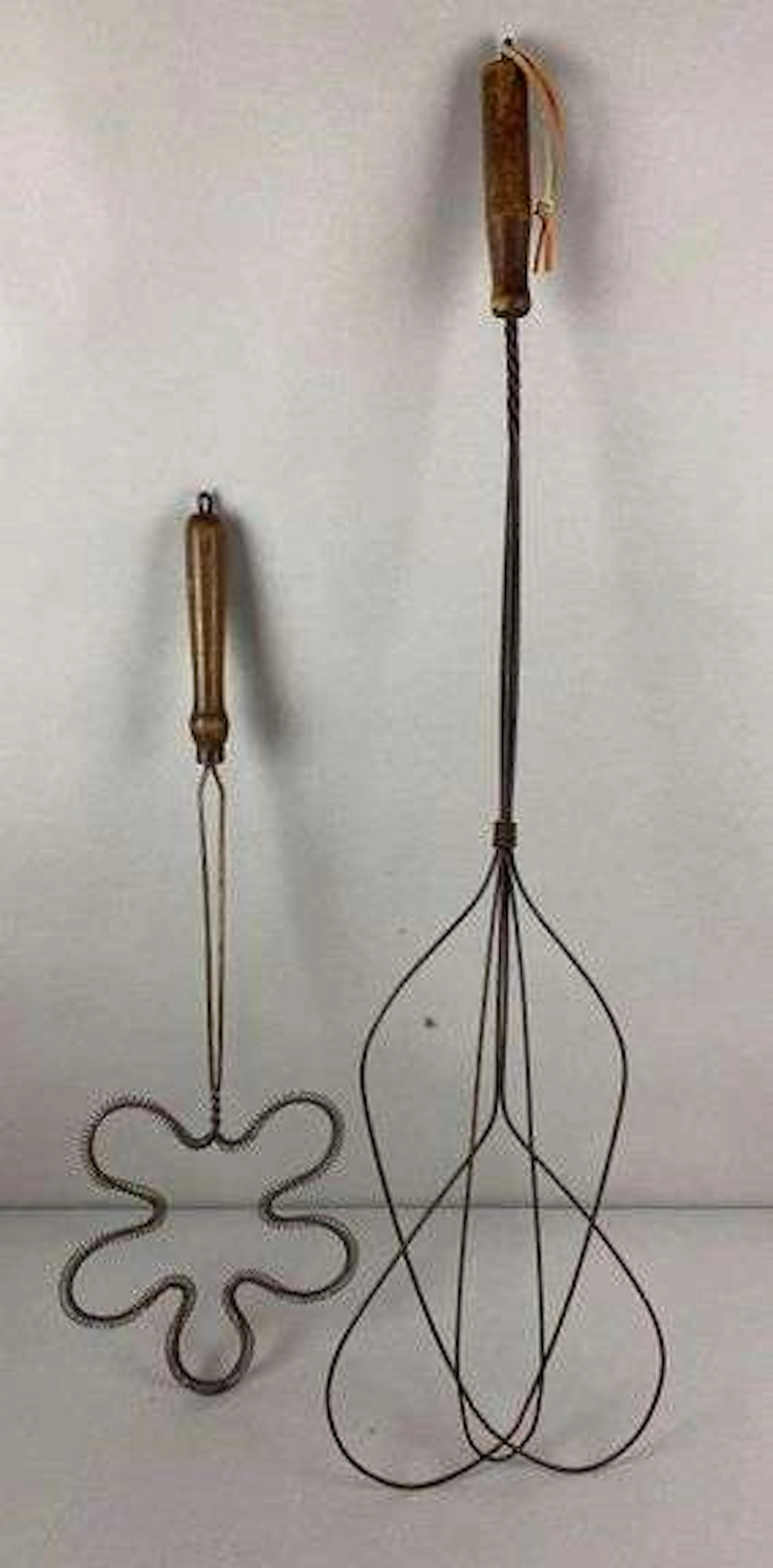 Group of 2 Vintage Rug Beaters