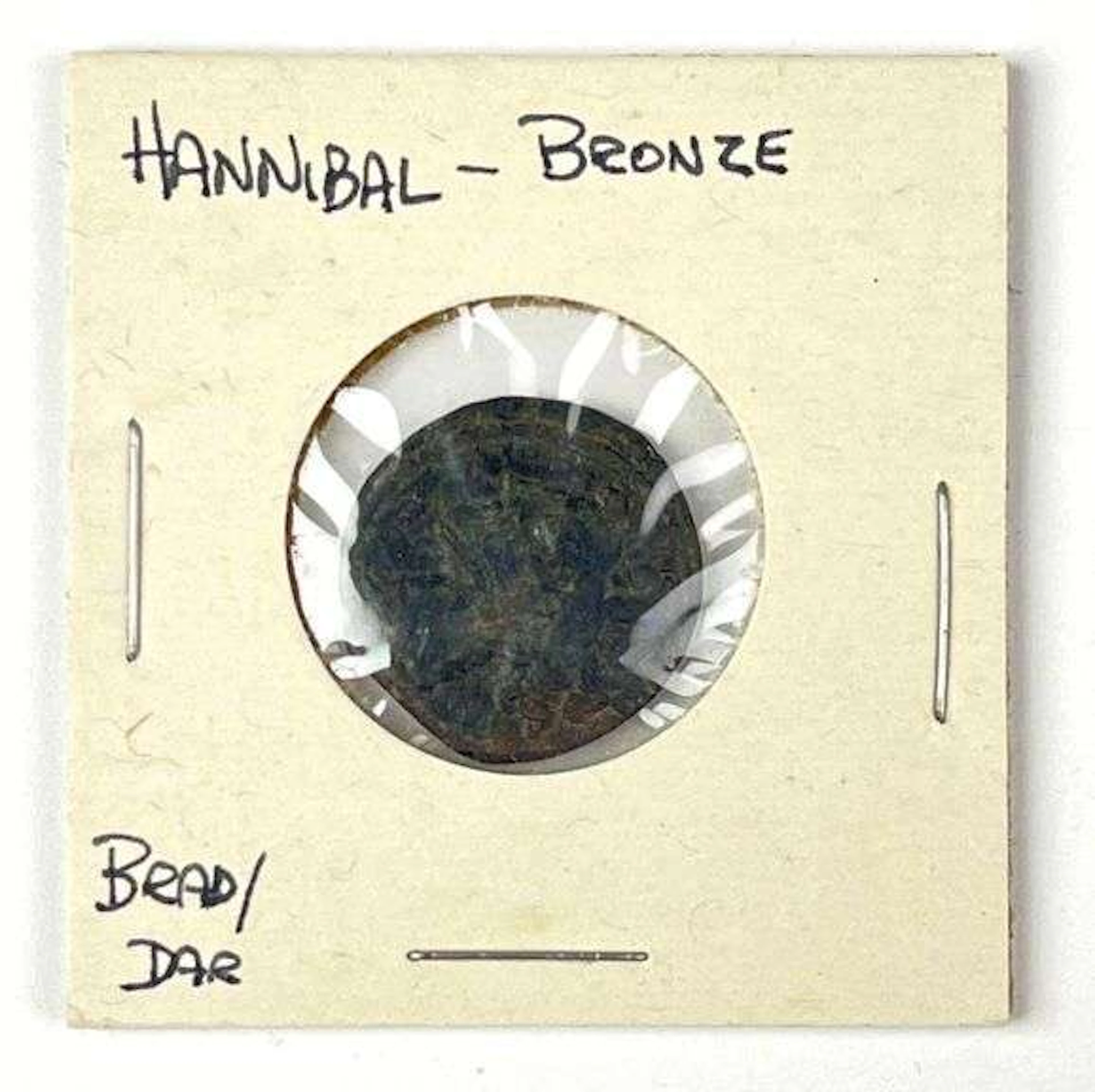 Hannibal Bronze Ancient Roman Coin