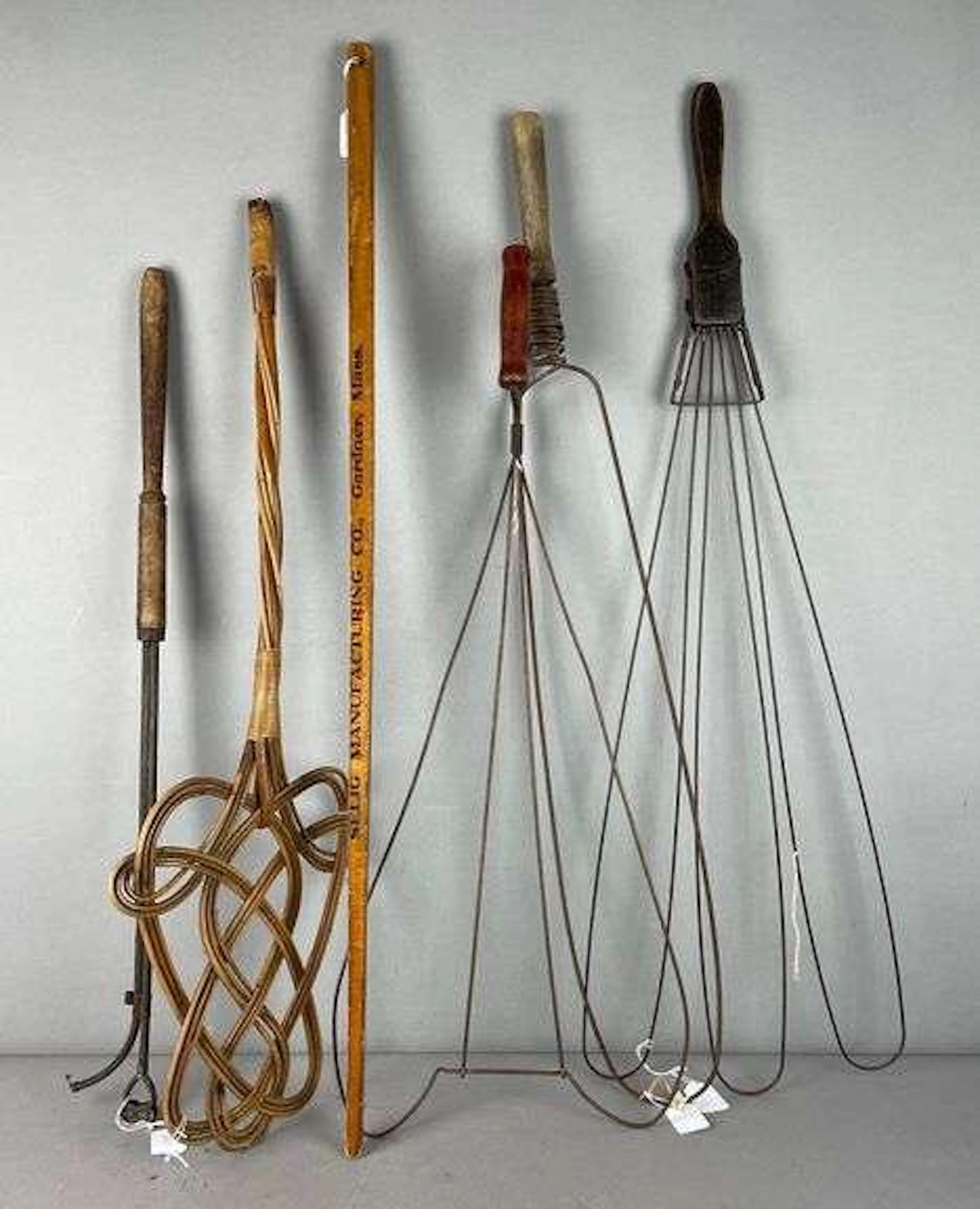 Group of Antique Rug Beaters and More