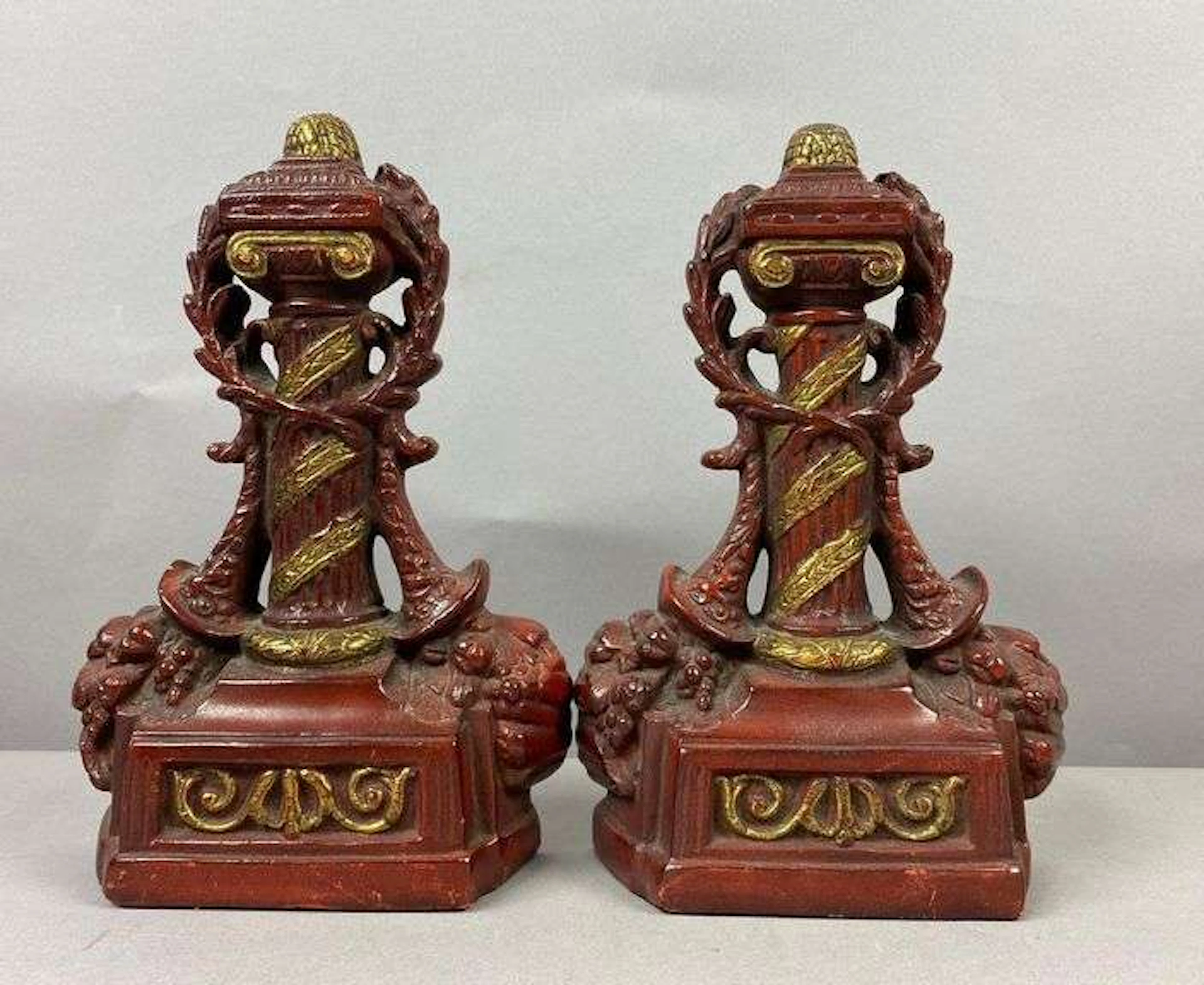 Vintage Classical Style Decorative Resin Bookends